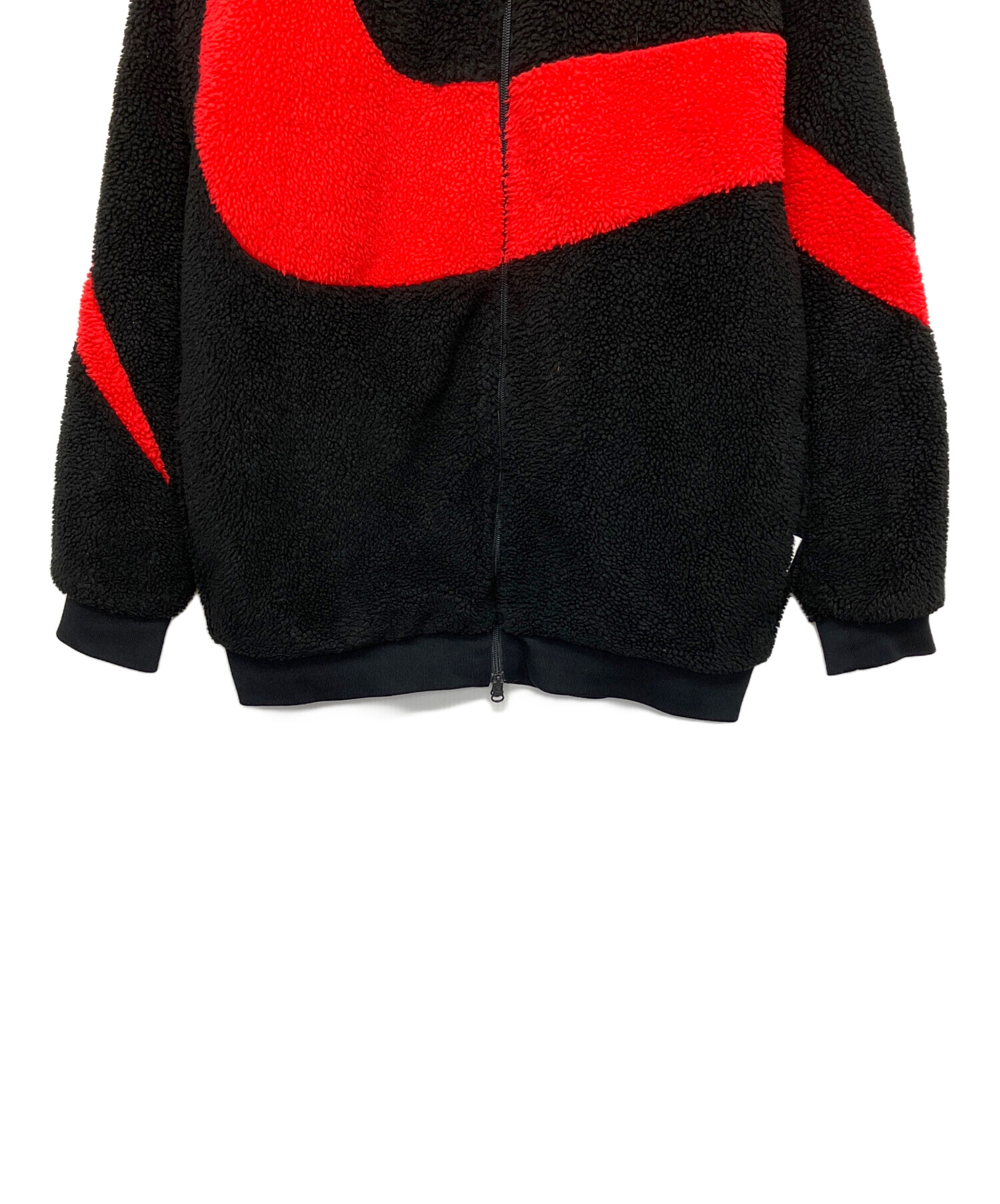 中古・古着通販】NIKE (ナイキ) リバーシブルブルゾン ブラック×レッド