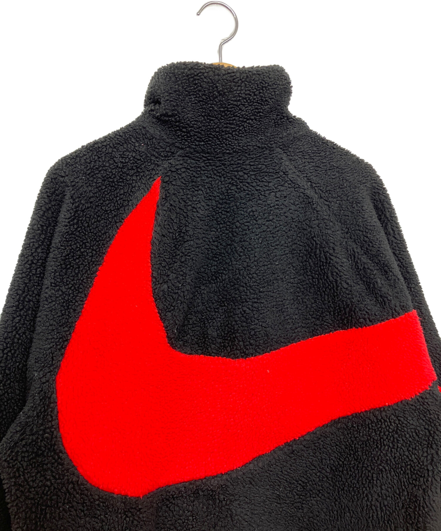 中古・古着通販】NIKE (ナイキ) リバーシブルブルゾン ブラック×レッド