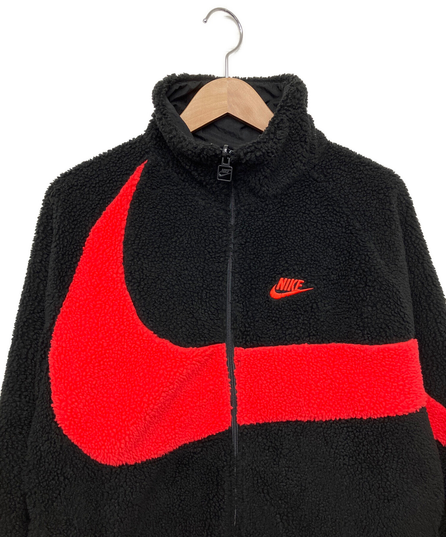 Nike リバーシブル ジャケット ブラック/レッド NIKE ナイロン
