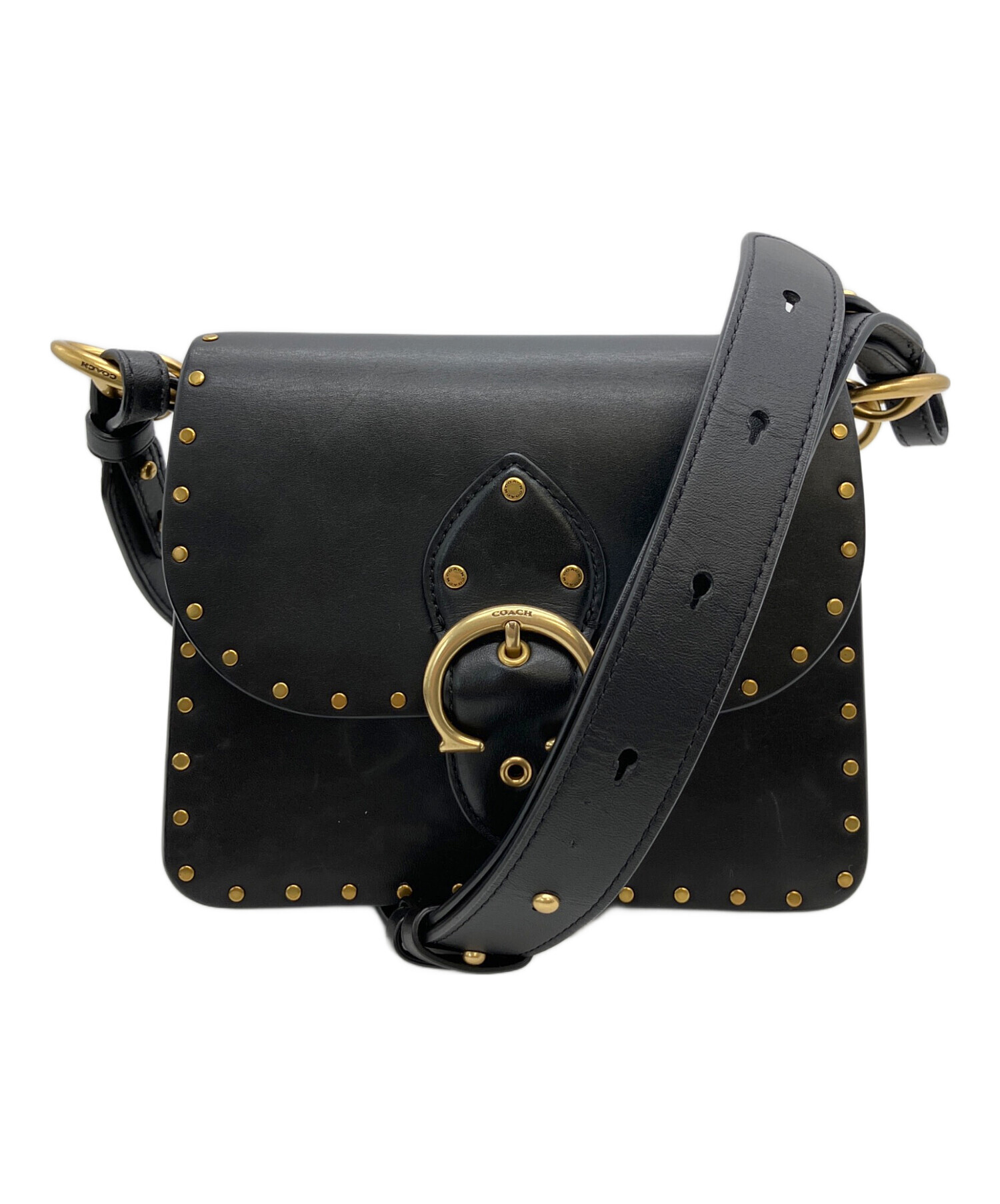 COACH　コーチ　2way　ハリソン　ショルダーバック　レザー　ブラック COACH コーチ 2way ハリソン ショルダーバック レザー ブラック コーチ