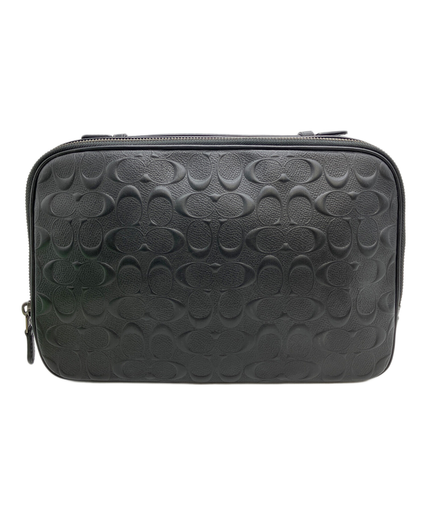 中古・古着通販】COACH (コーチ) シグネチャー クラッチバッグ 