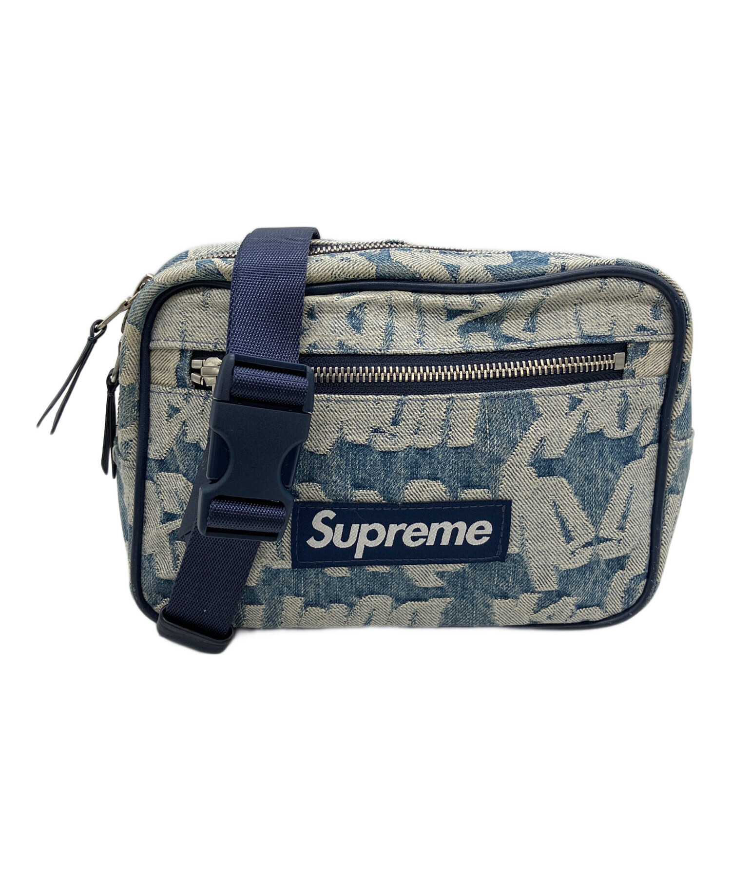 中古・古着通販】SUPREME (シュプリーム) ウエストバッグ ブルー 