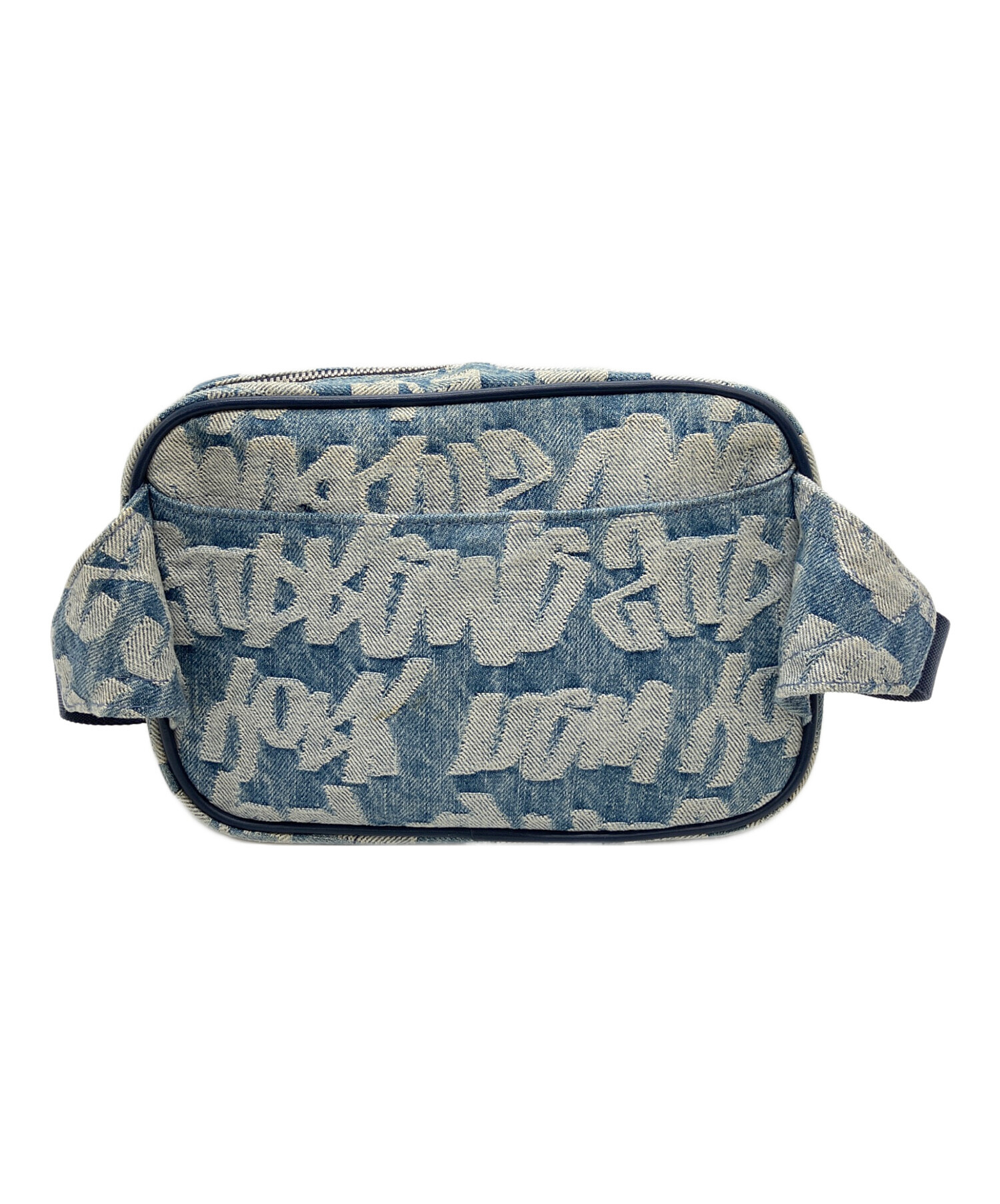 中古・古着通販】SUPREME (シュプリーム) ウエストバッグ ブルー 