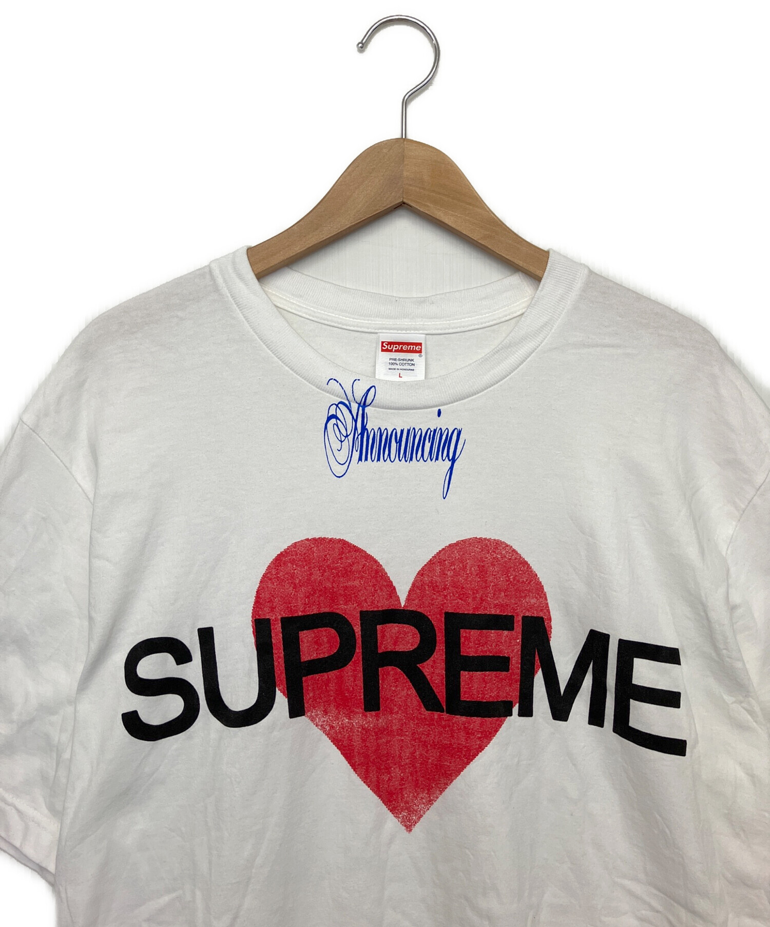 中古・古着通販】SUPREME (シュプリーム) プリントTシャツ ホワイト 