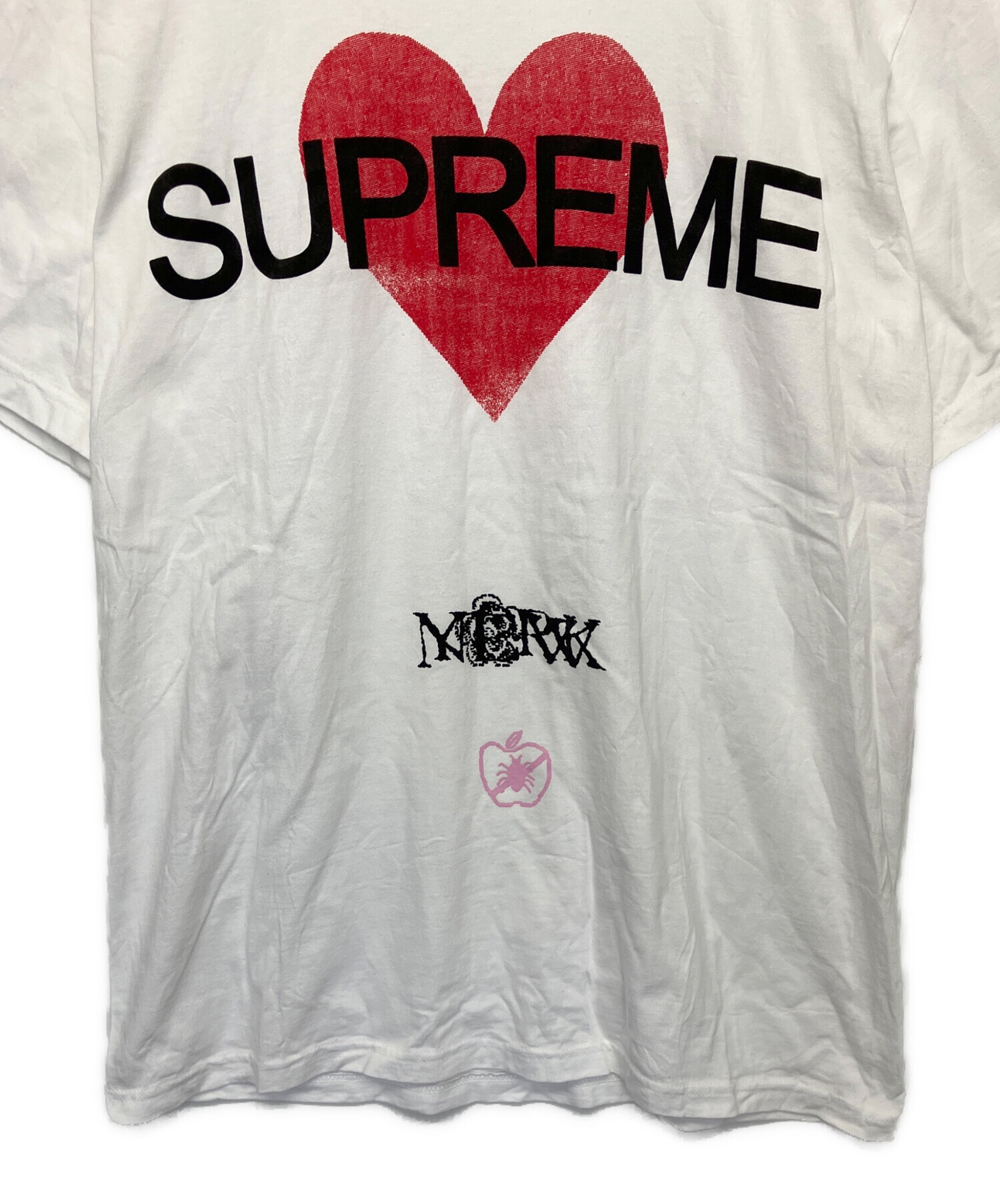 中古・古着通販】SUPREME (シュプリーム) プリントTシャツ ホワイト 
