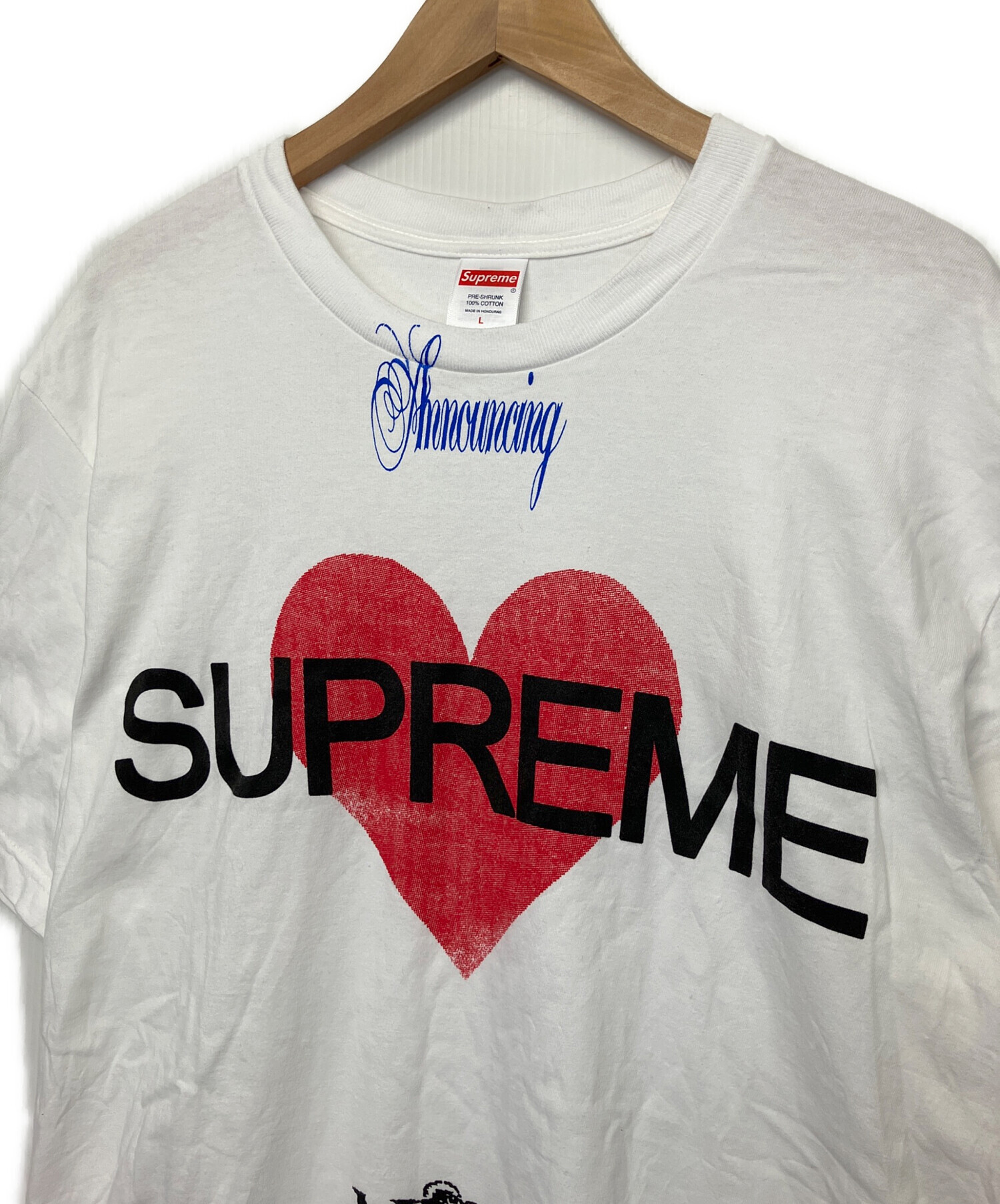 中古・古着通販】SUPREME (シュプリーム) プリントTシャツ ホワイト 