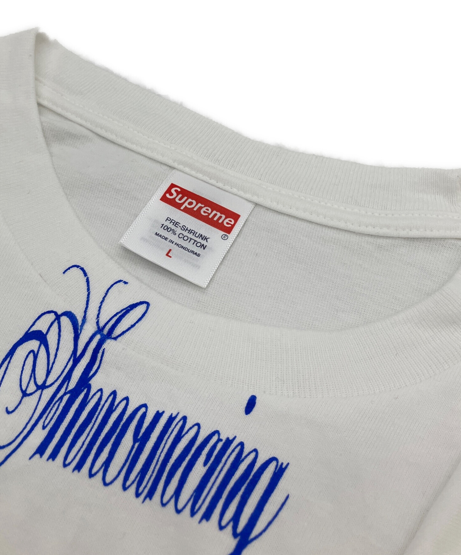 中古・古着通販】SUPREME (シュプリーム) プリントTシャツ ホワイト 