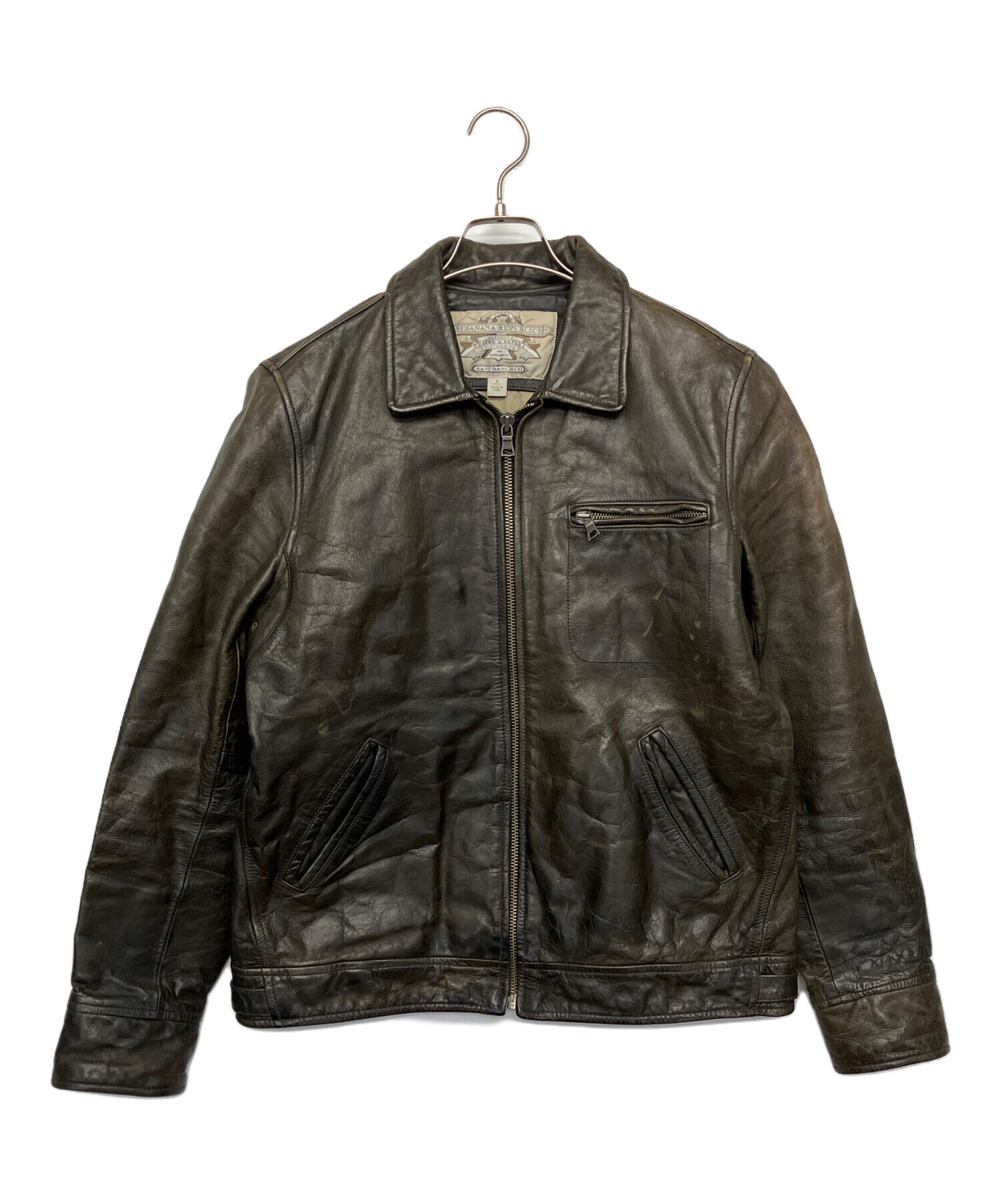 中古・古着通販】BANANA REPUBLIC (バナナリパブリック) 80sレザー