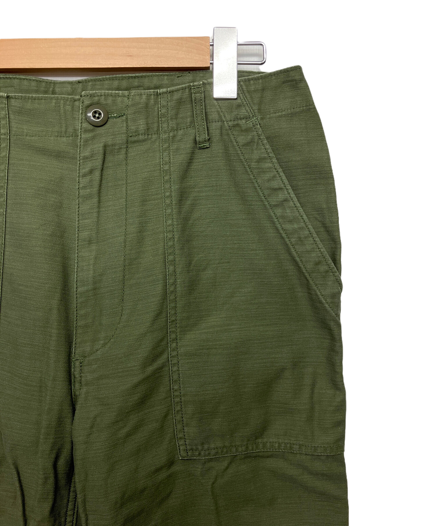 中古・古着通販】SESSLER (セスラー) ベイカーパンツ グリーン サイズ