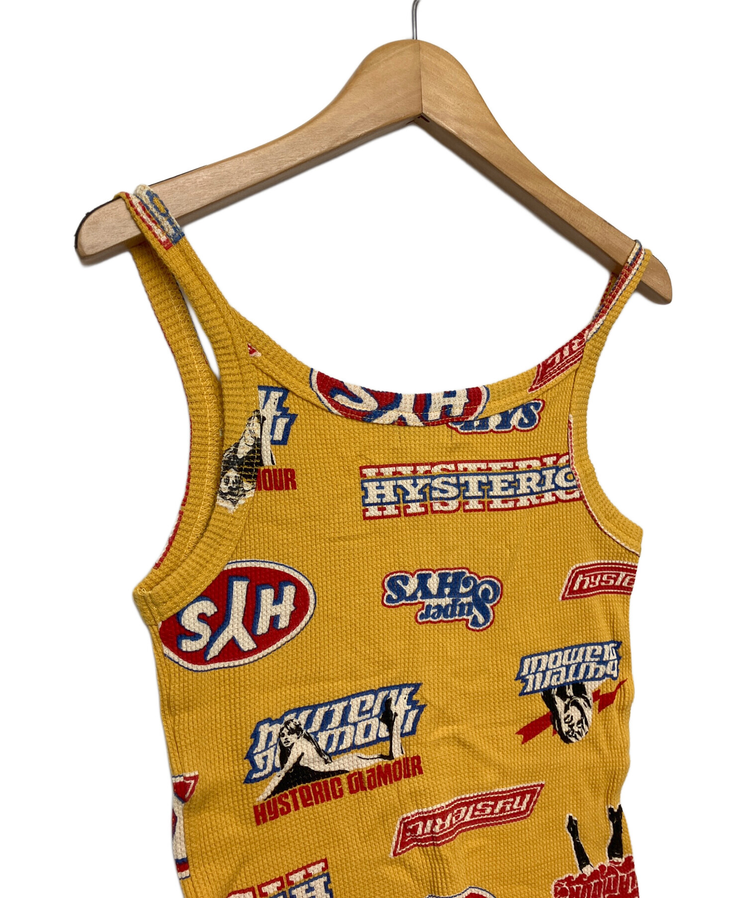 HYSTERIC GLAMOUR キャミソールイエロー 中古・古着通販】Hysteric Glamour (ヒステリックグラマー