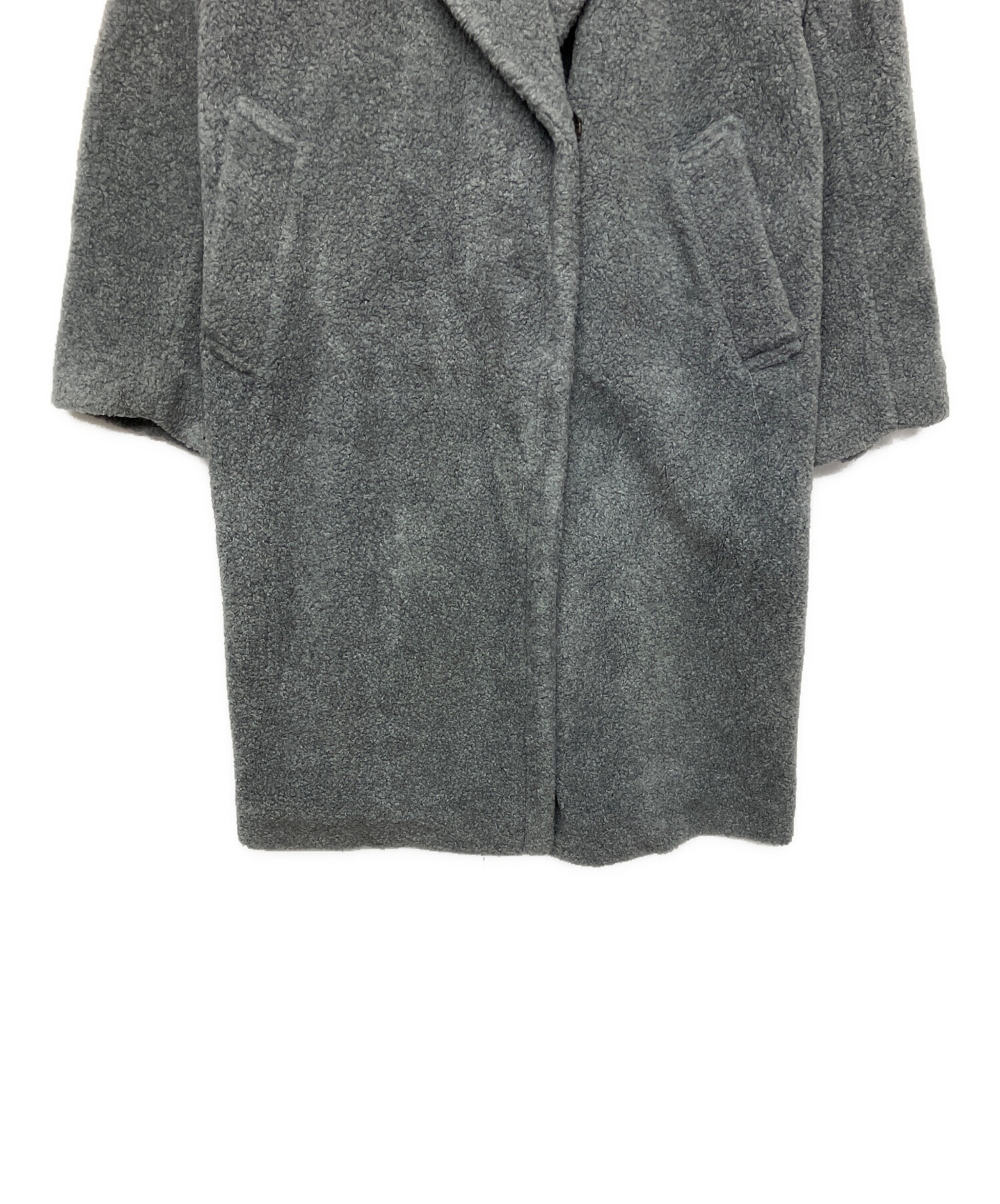 中古・古着通販】FRAMeWORK (フレームワーク) ボアコート グレー