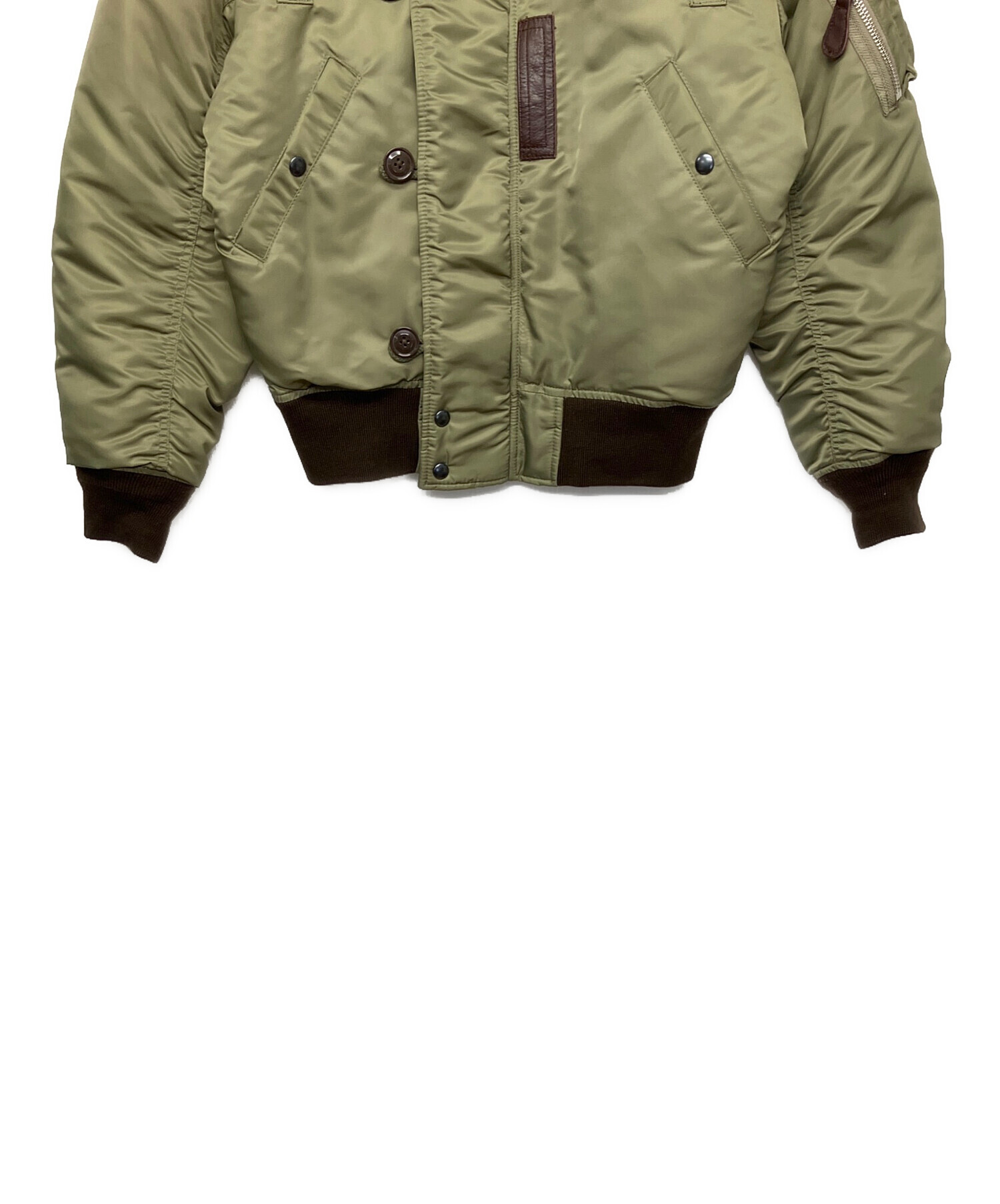 中古・古着通販】waiper (ワイパー) N-2フライトジャケット オリーブ