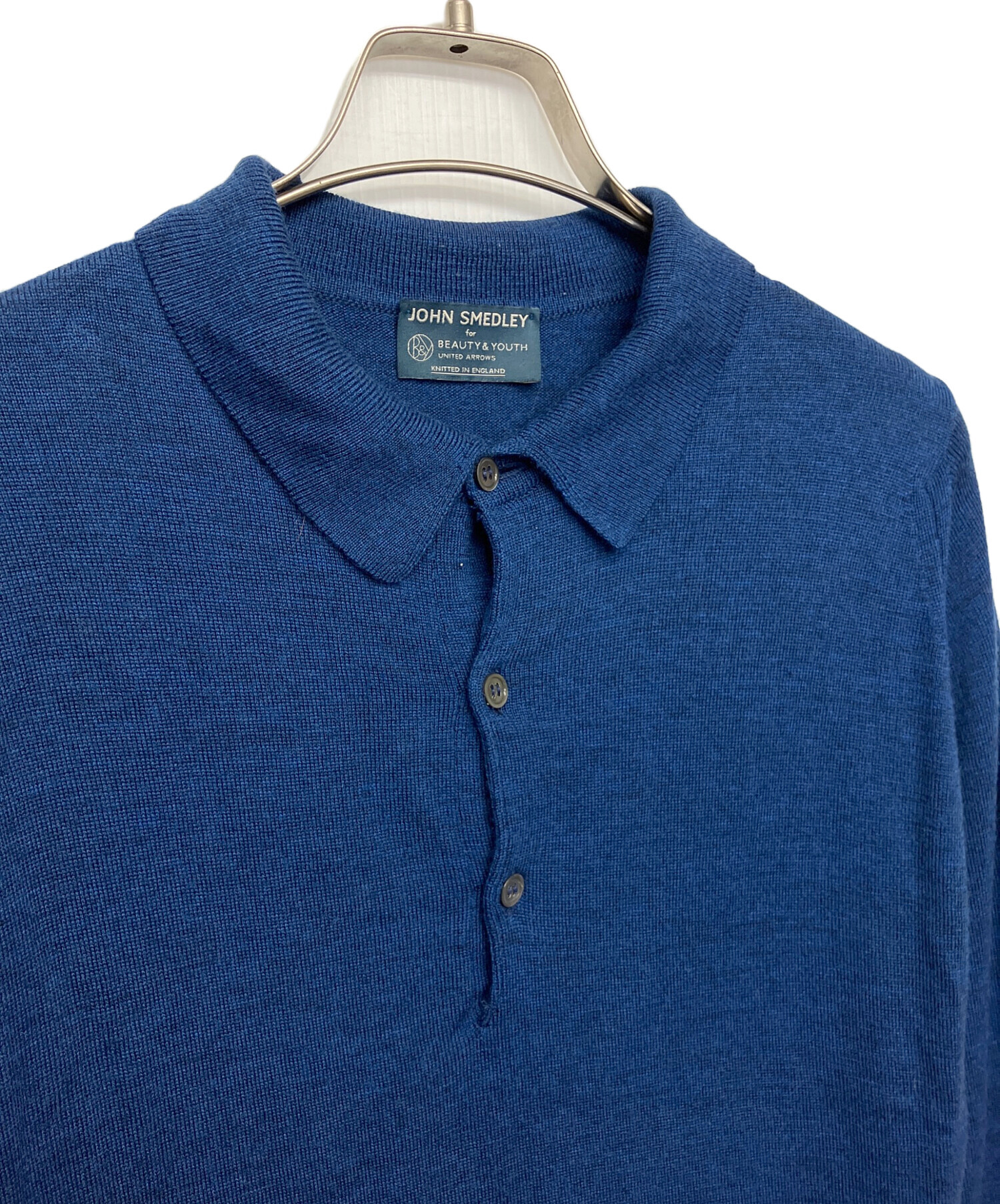 2.3回着用のみ 極美品 ジョンスメドレー S ポロニット 2.3回着用のみ