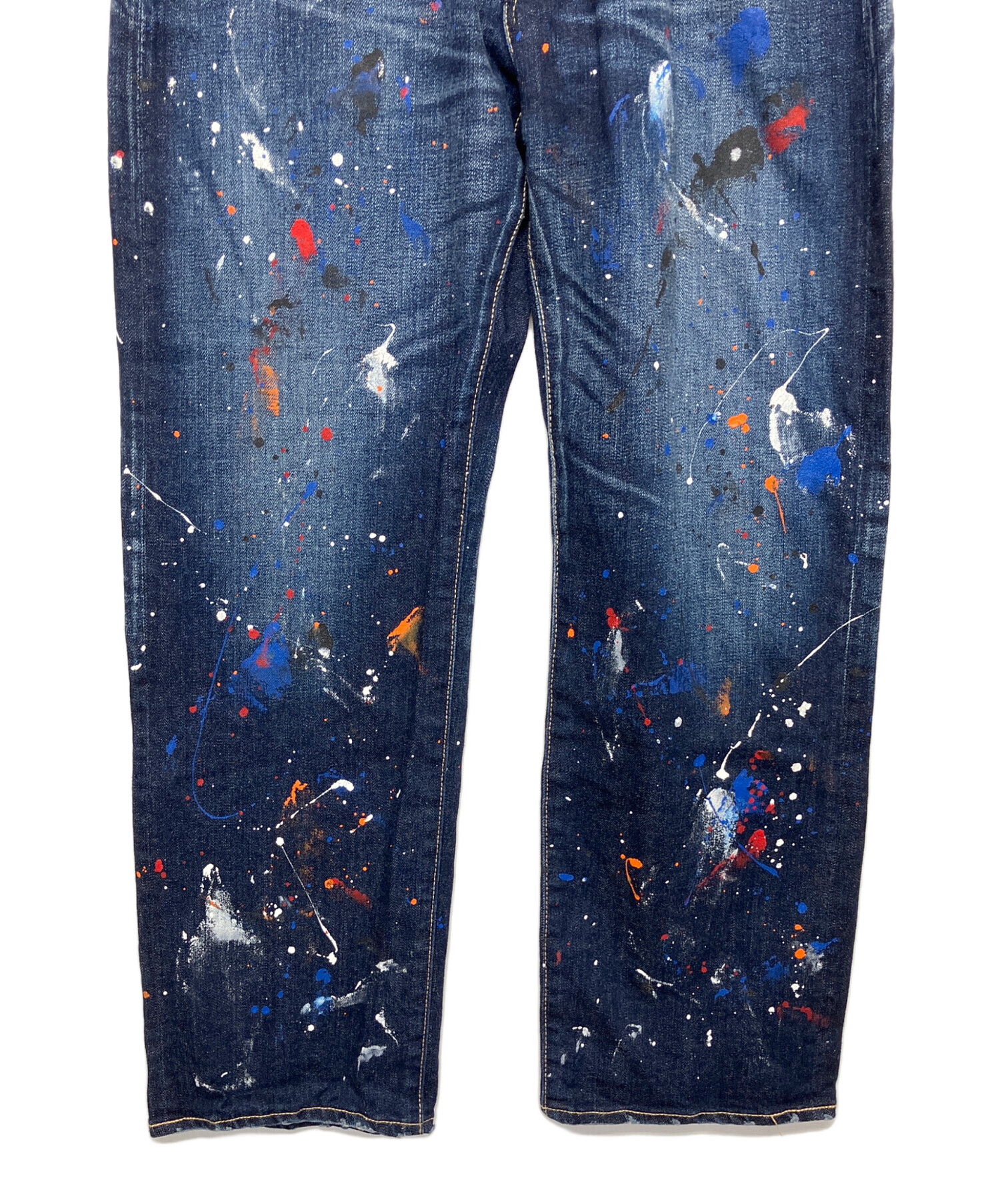 中古・古着通販】GLAMB by glamb (グラムバイグラム) ペイントデニム