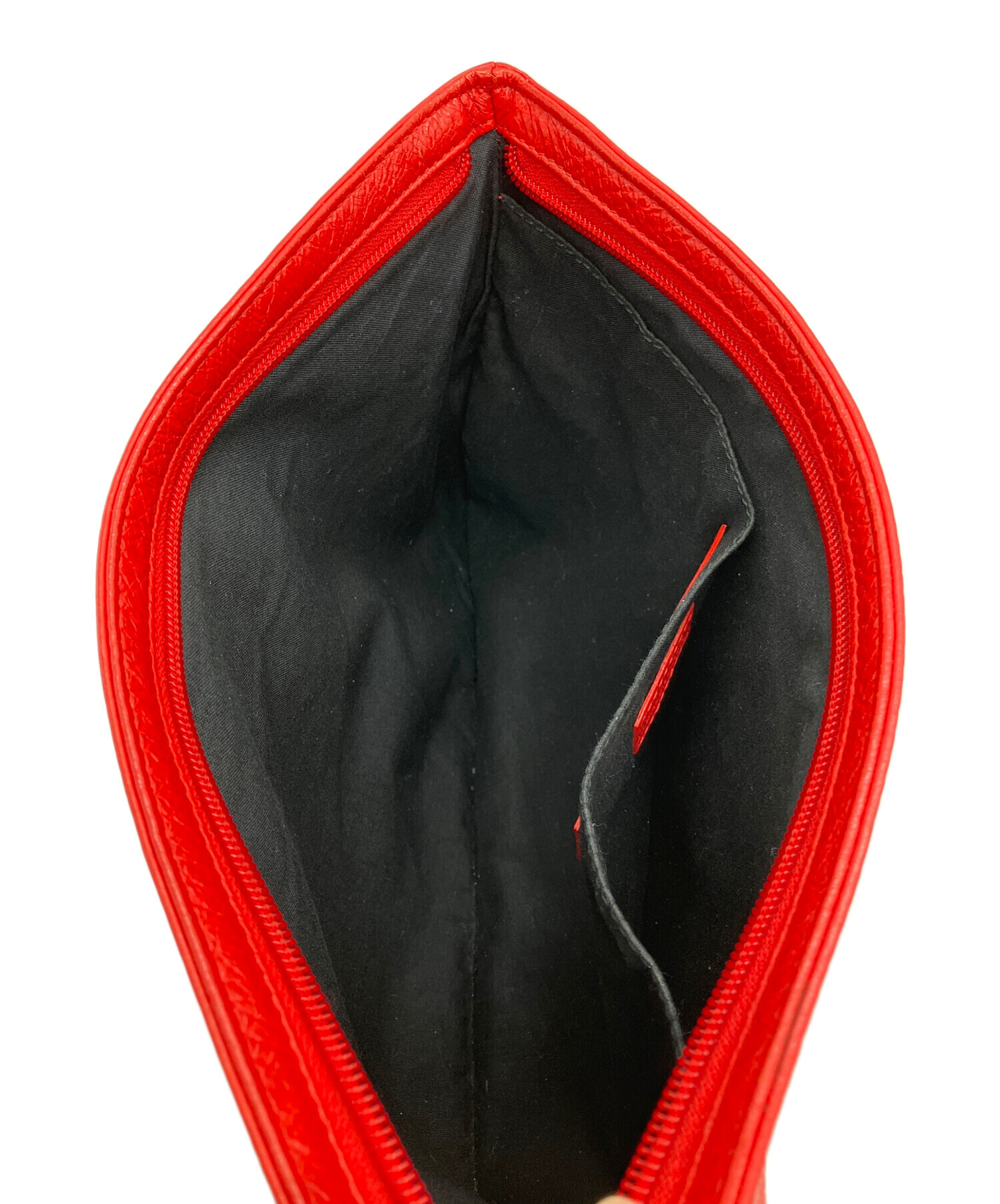 中古・古着通販】BALENCIAGA (バレンシアガ) クラッチバッグ レッド