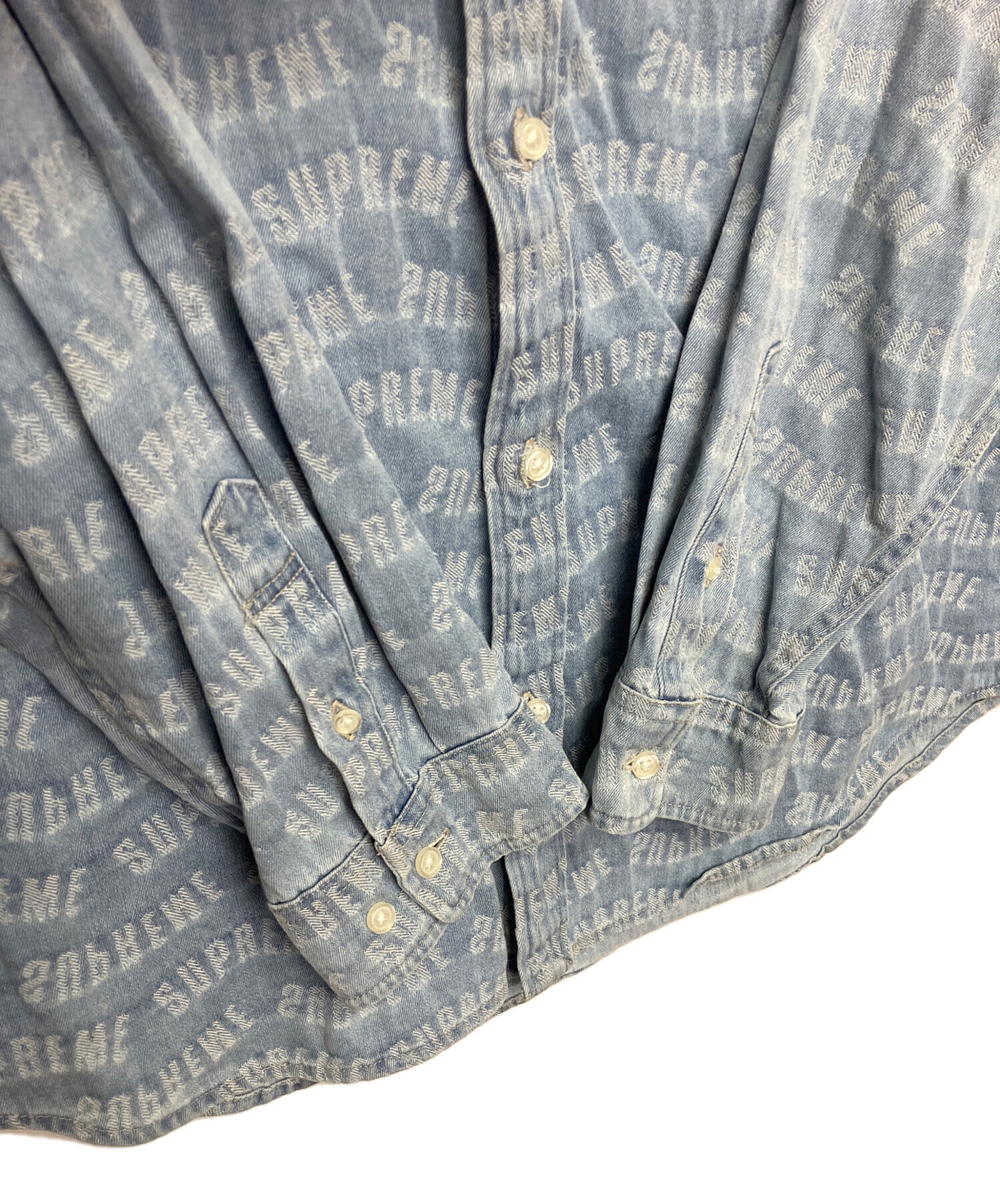 中古・古着通販】Supreme (シュプリーム) デニムシャツ スカイブルー