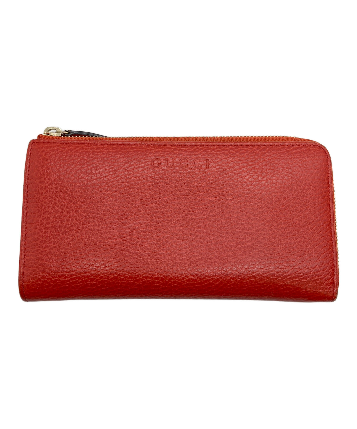 中古・古着通販】GUCCI (グッチ) 長財布 レッド｜ブランド・古着通販