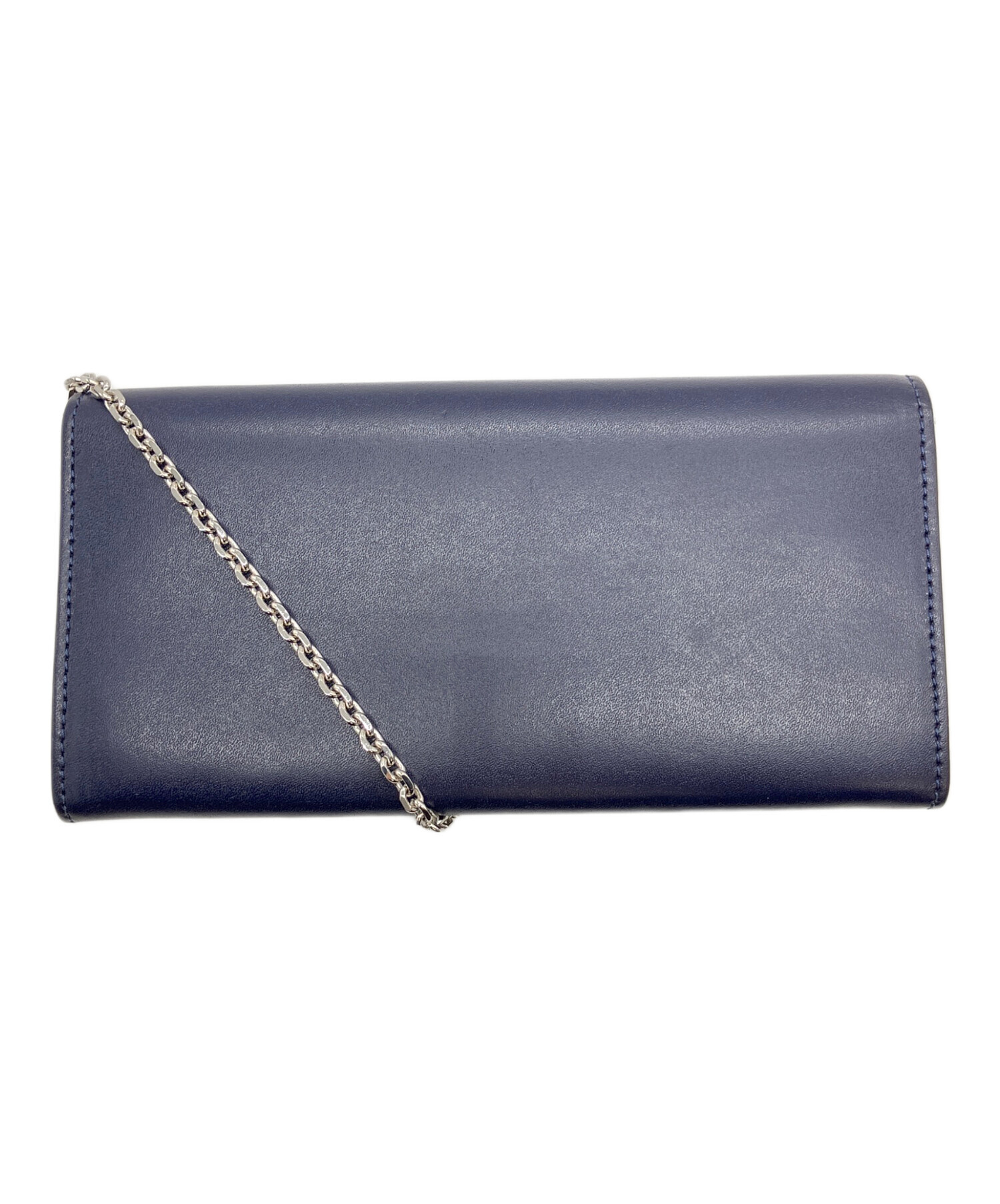 中古・古着通販】FENDI (フェンディ) チェーンウォレット ネイビー