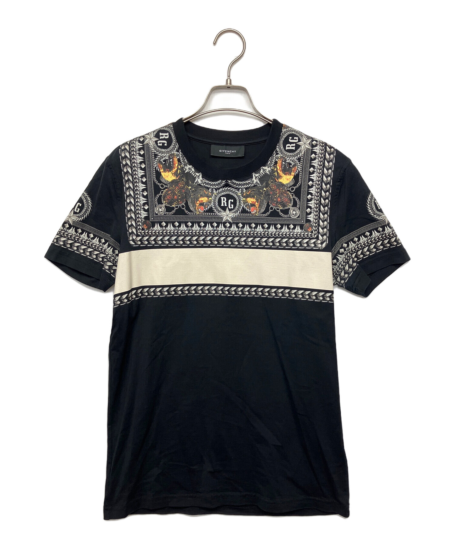 中古・古着通販】GIVENCHY (ジバンシィ) 半袖カットソー ブラック 