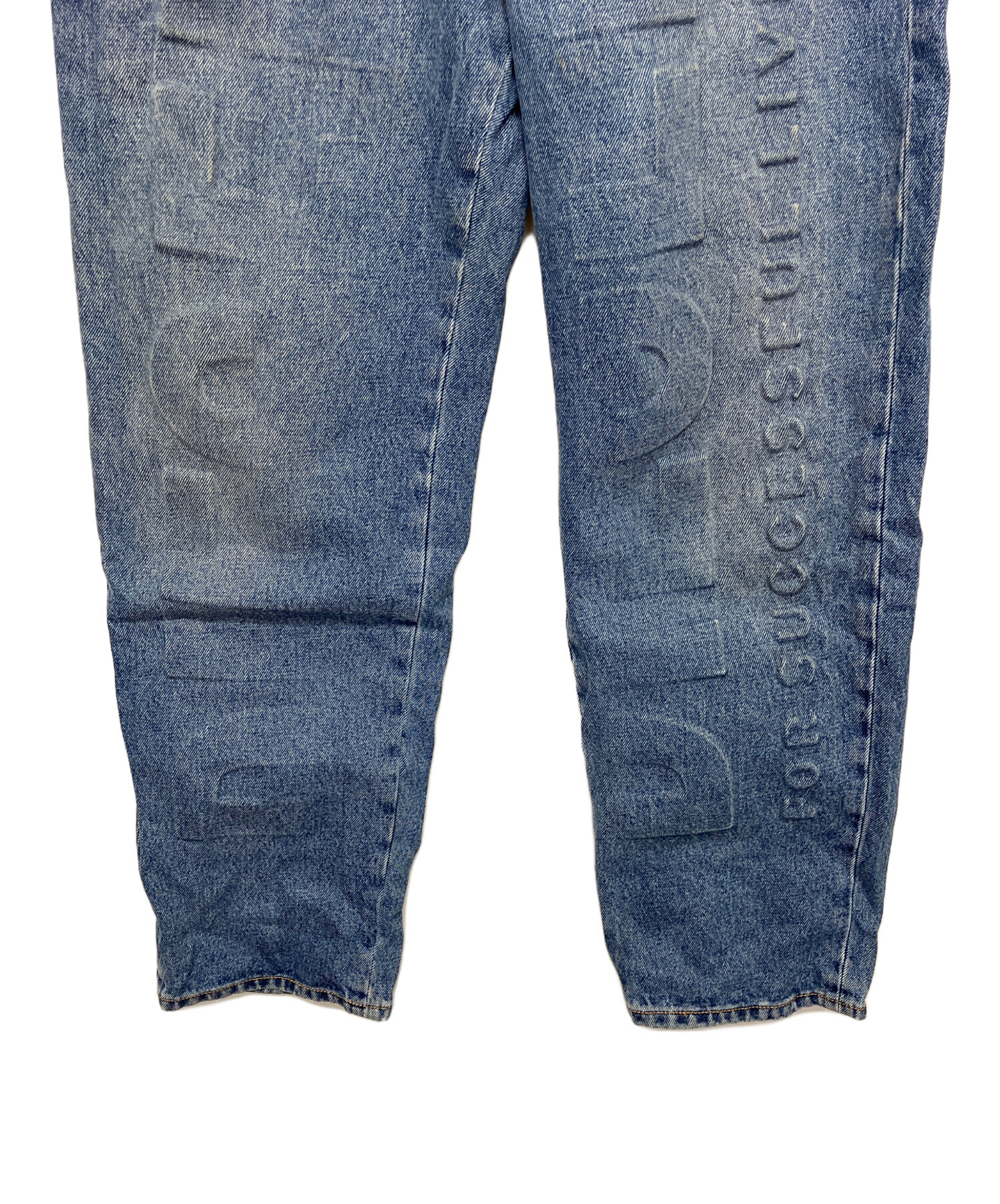 中古・古着通販】DIESEL (ディーゼル) エンボスビッグロゴ デニム