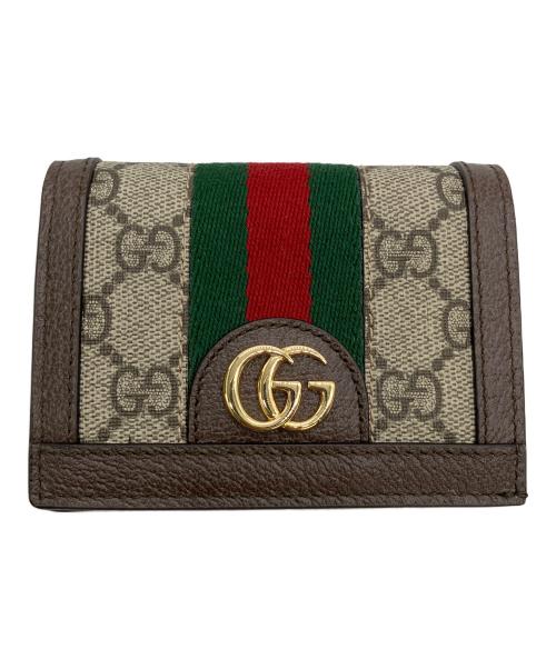 【未使用】GUCCI グッチ GG柄 ホック レザー ２つ折り財布 141421 中古・古着通販】GUCCI (グッチ) GG 2つ折り財布｜ブランド・古着通販