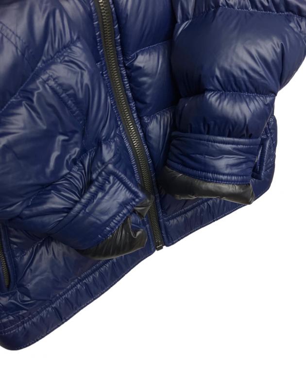 中古・古着通販】PRADA (プラダ) ロゴプレートダウンジャケット ブルー