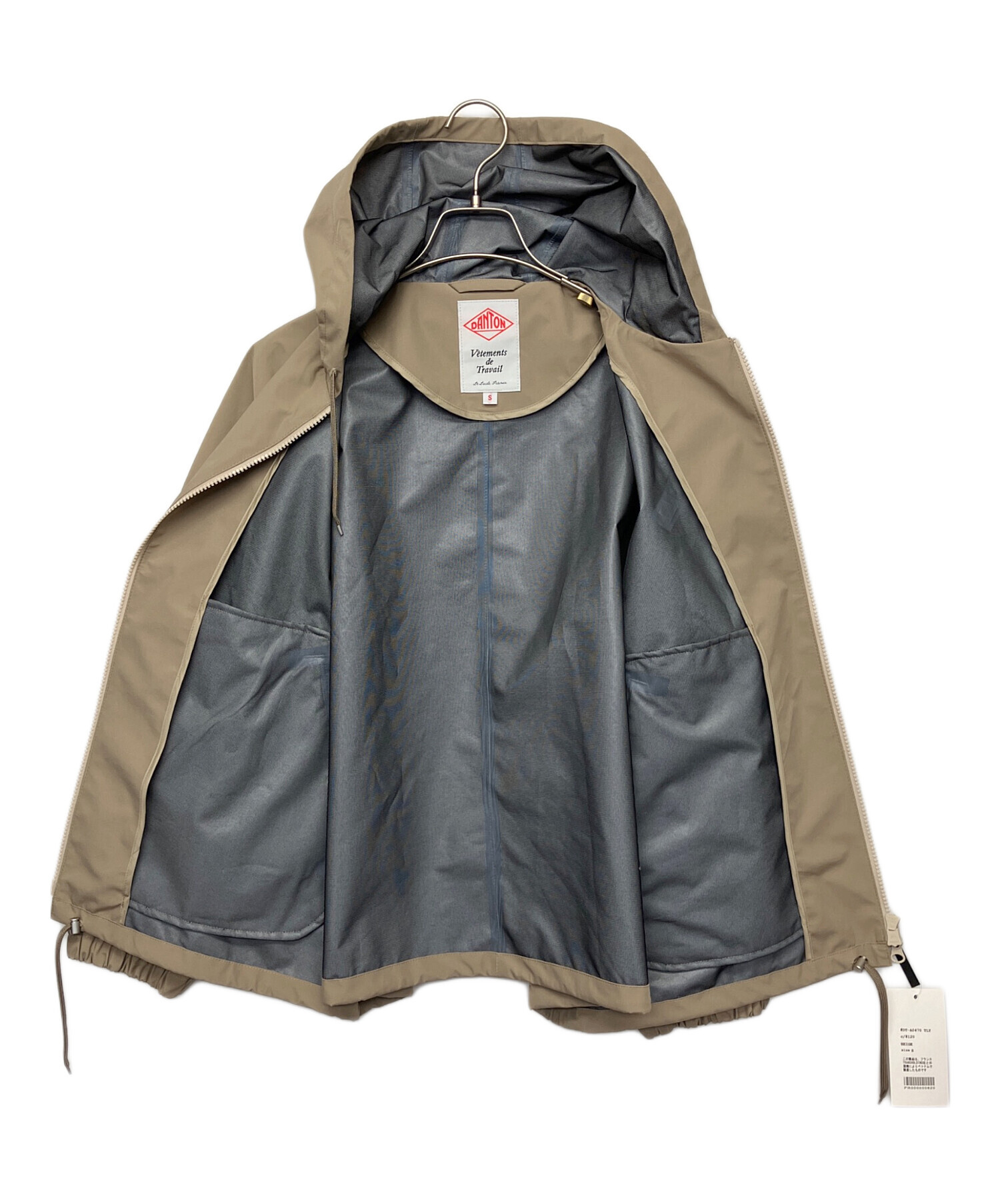 ダントン　ベージュ　パーカー一部裏地付き　美品 中古・古着通販】DANTON (ダントン) マウンテンパーカー ベージュ