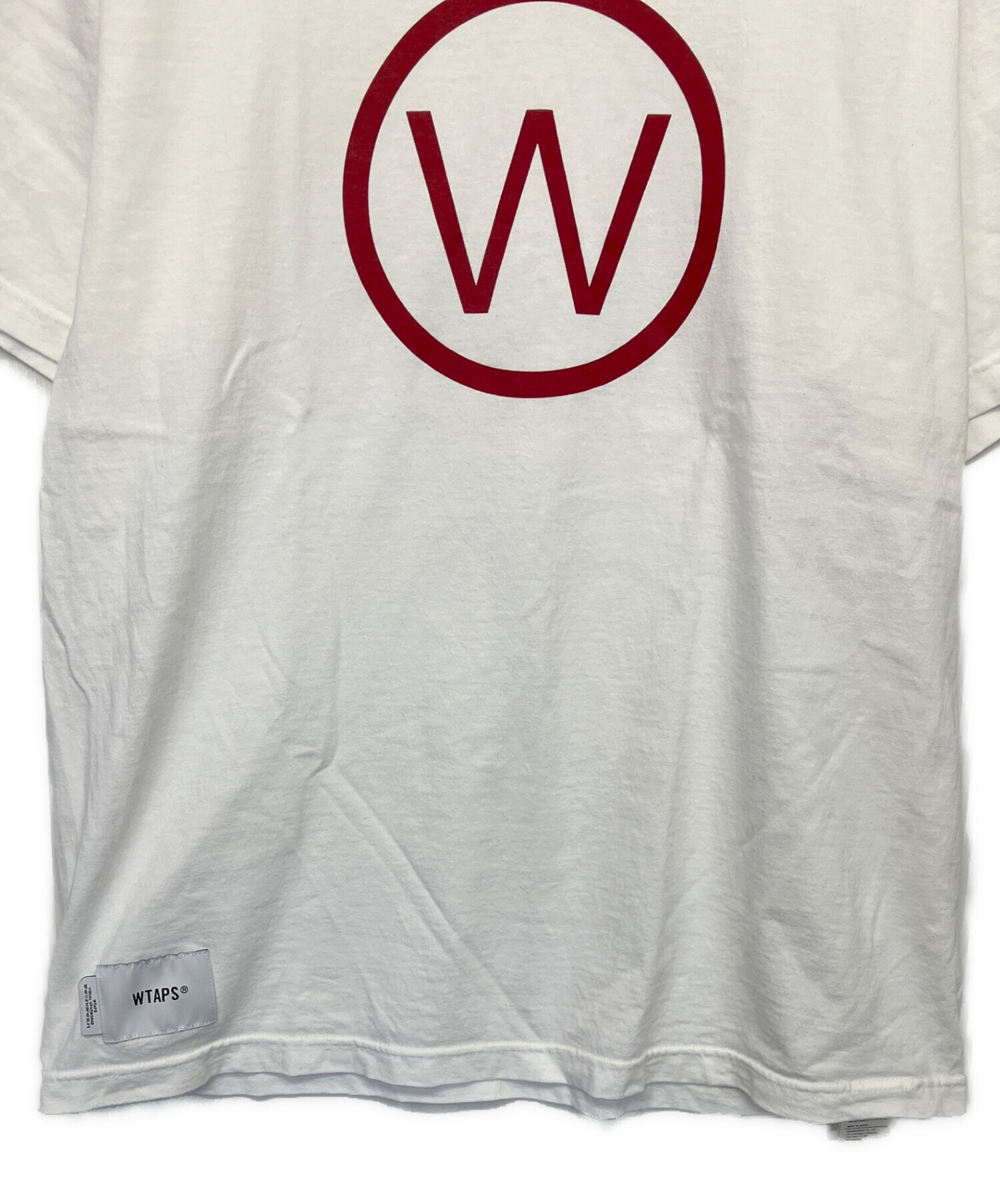 中古・古着通販】WTAPS (ダブルタップス) 半袖Tシャツ ホワイト サイズ 