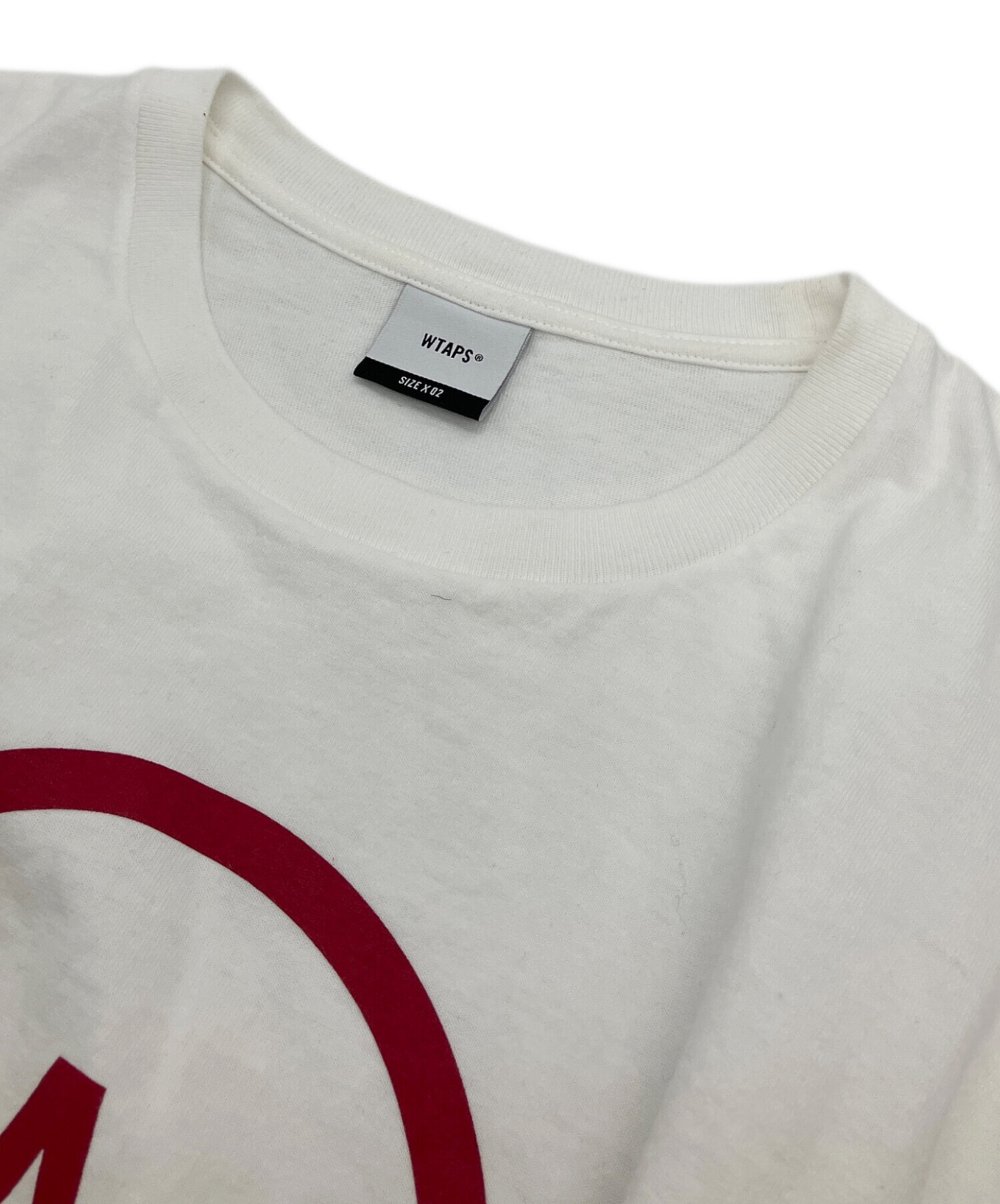 WTAPS ホワイト Tシャツ サイズ X 02 WTAPS ホワイト Tシャツ サイズ X02 - メルカリ