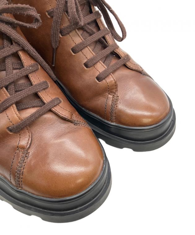 中古・古着通販】CAMPER (カンペール) サイドジップブーツ ブラウン