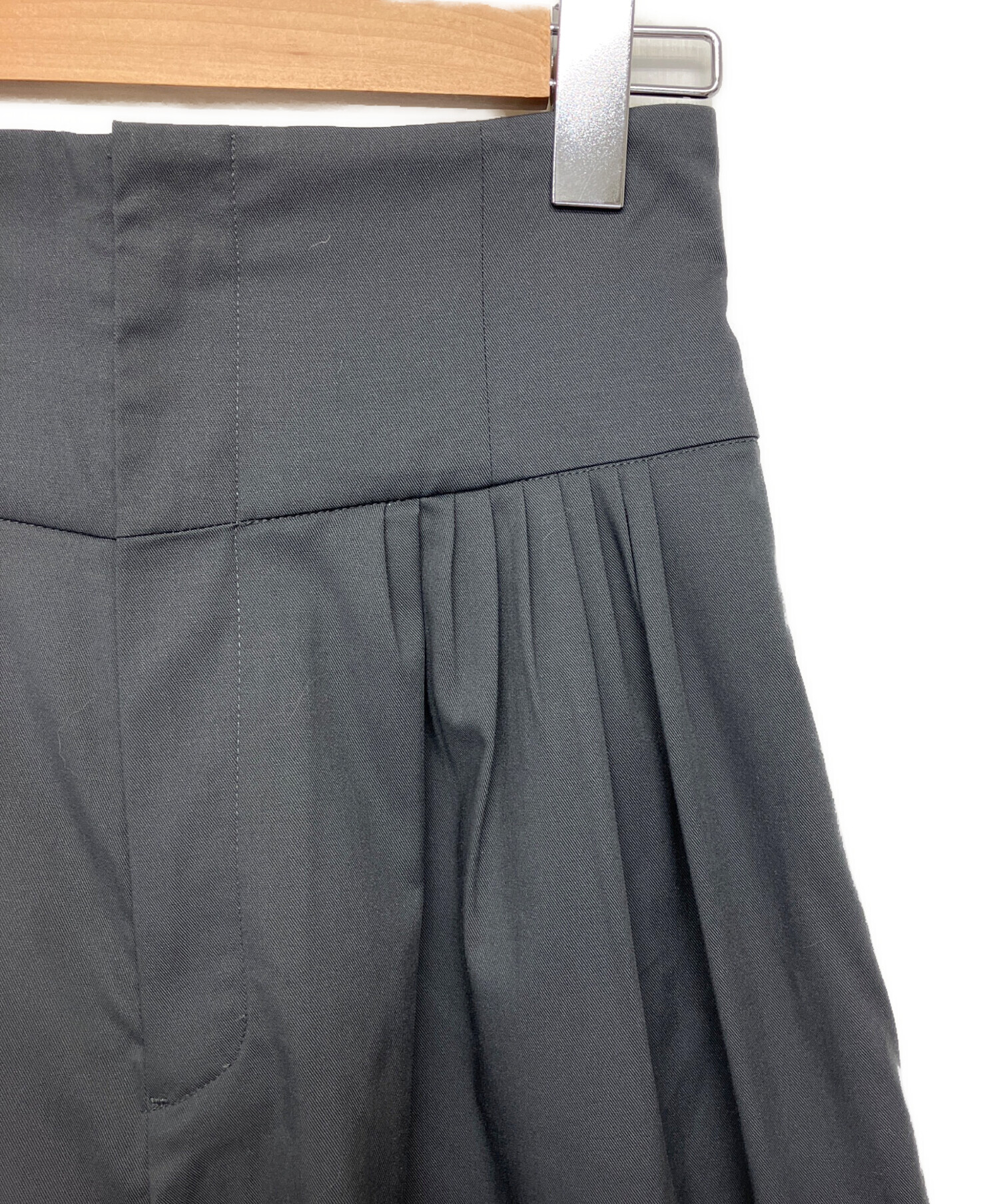 中古・古着通販】FRAY ID (フレイ アイディー) ワイドパンツ グレー