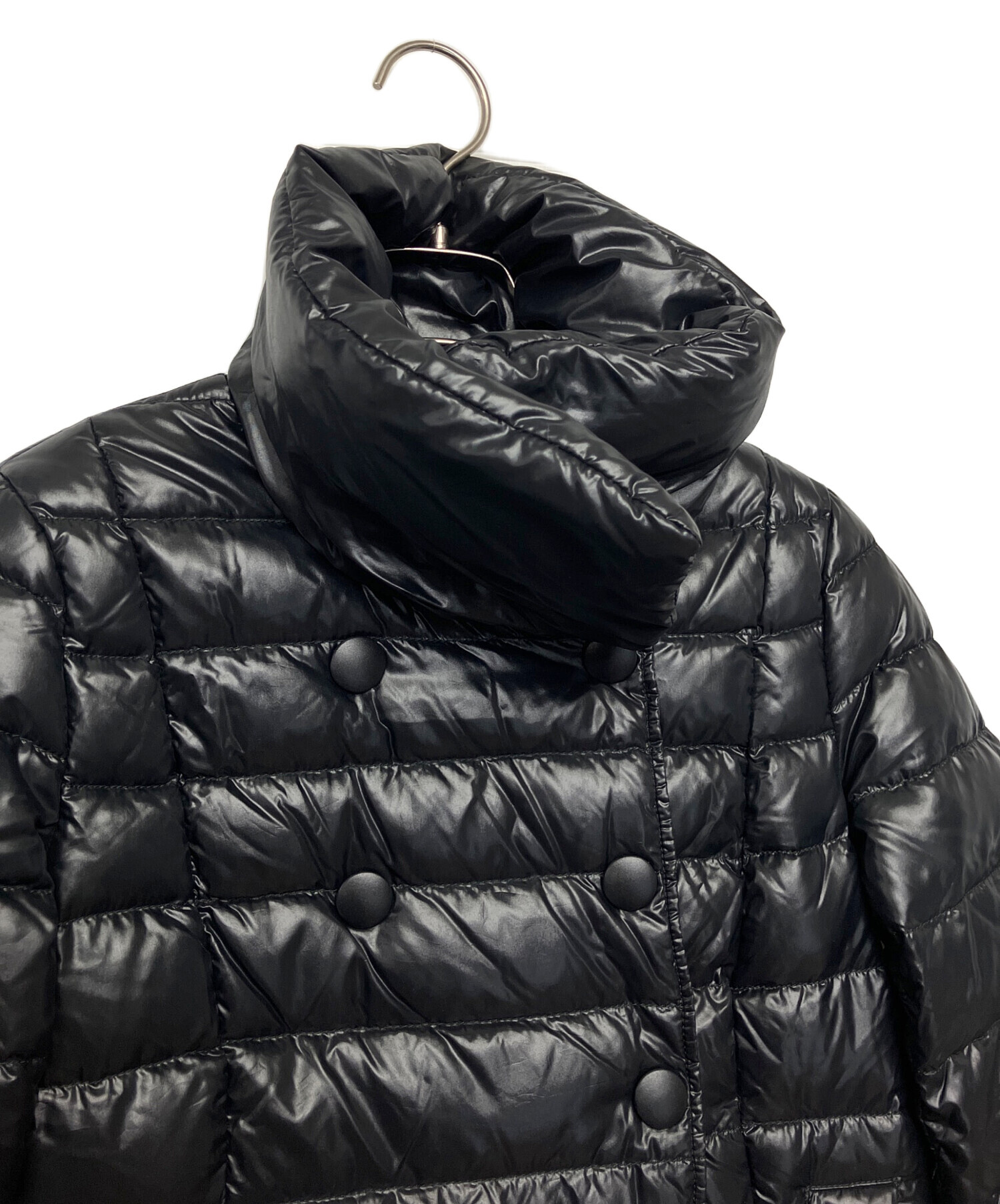 デュベティカDUVETICA黒ダウン42 DUVETICA ブラックダウンジャケット
