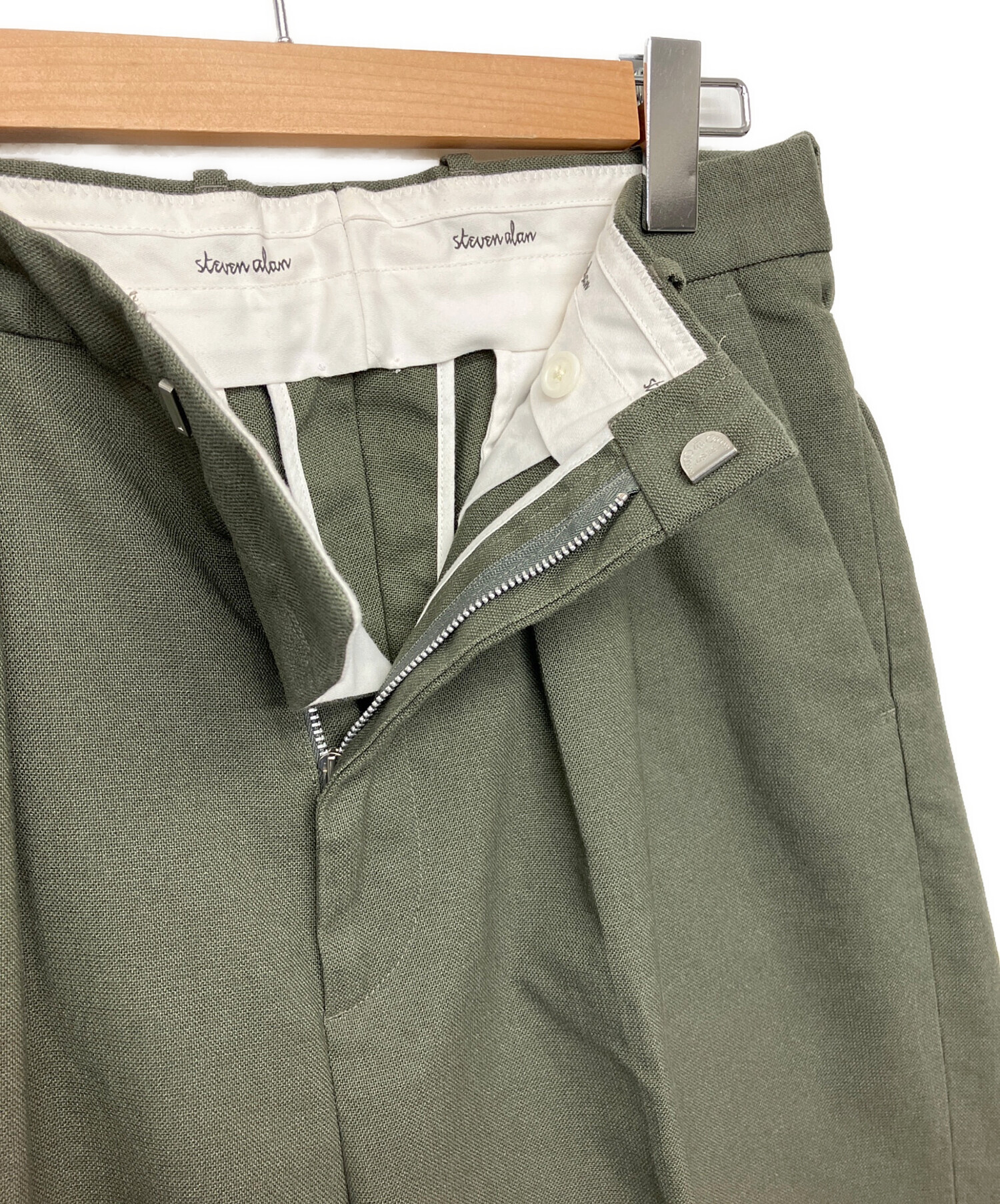 中古・古着通販】STEVEN ALAN (スティーブンアラン) タックパンツ