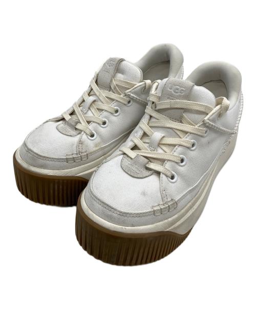 中古・古着通販】UGG (アグ) 厚底スニーカー ホワイト サイズ:24.5cm
