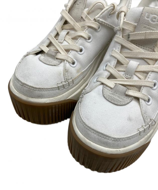 中古・古着通販】UGG (アグ) 厚底スニーカー ホワイト サイズ:24.5cm