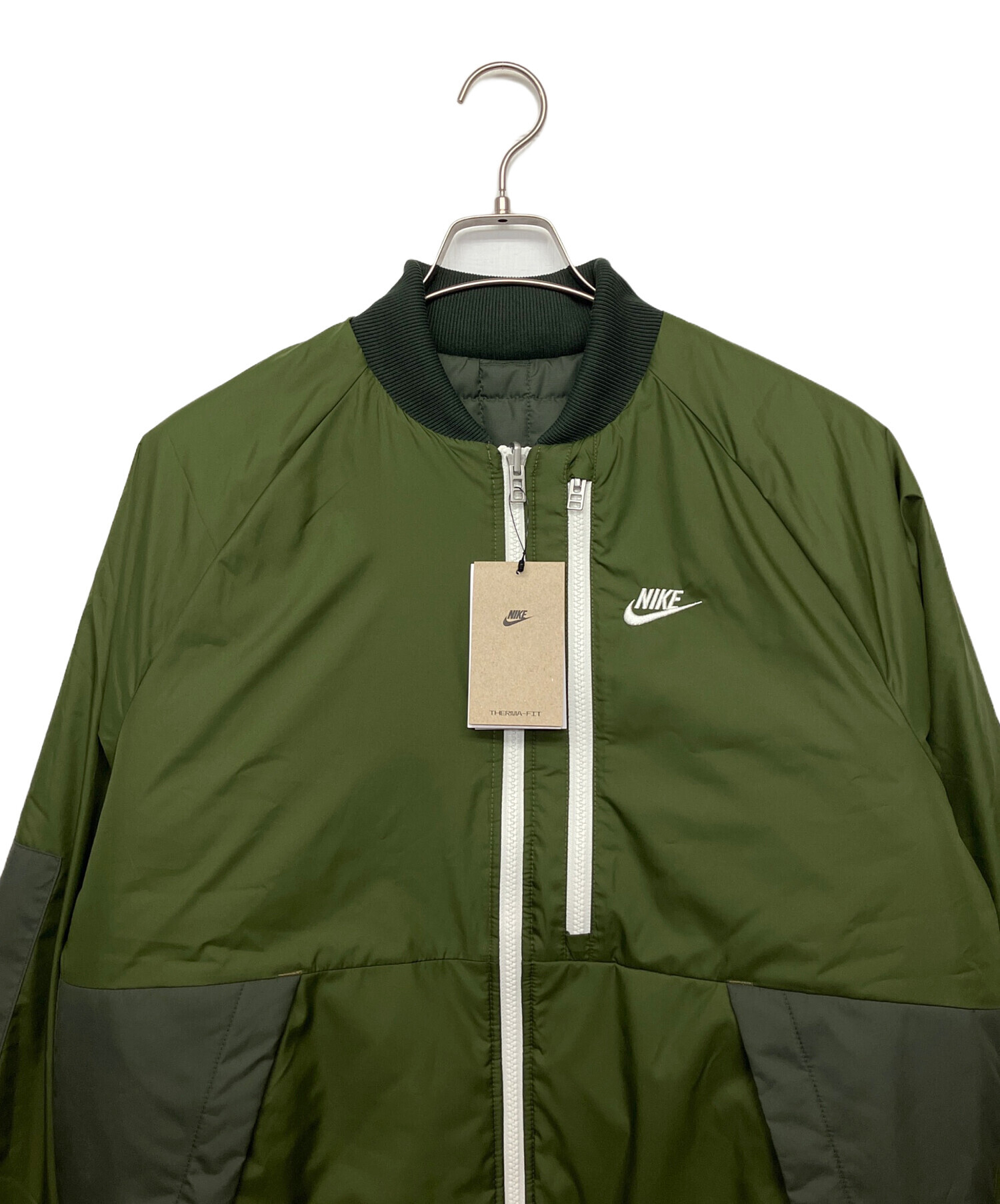 Nike ナイキ　ボンバージャケットXL オリーブグリーン　ブルゾン 中古・古着通販】NIKE (ナイキ) ブルゾン オリーブ サイズ:L 未使用品