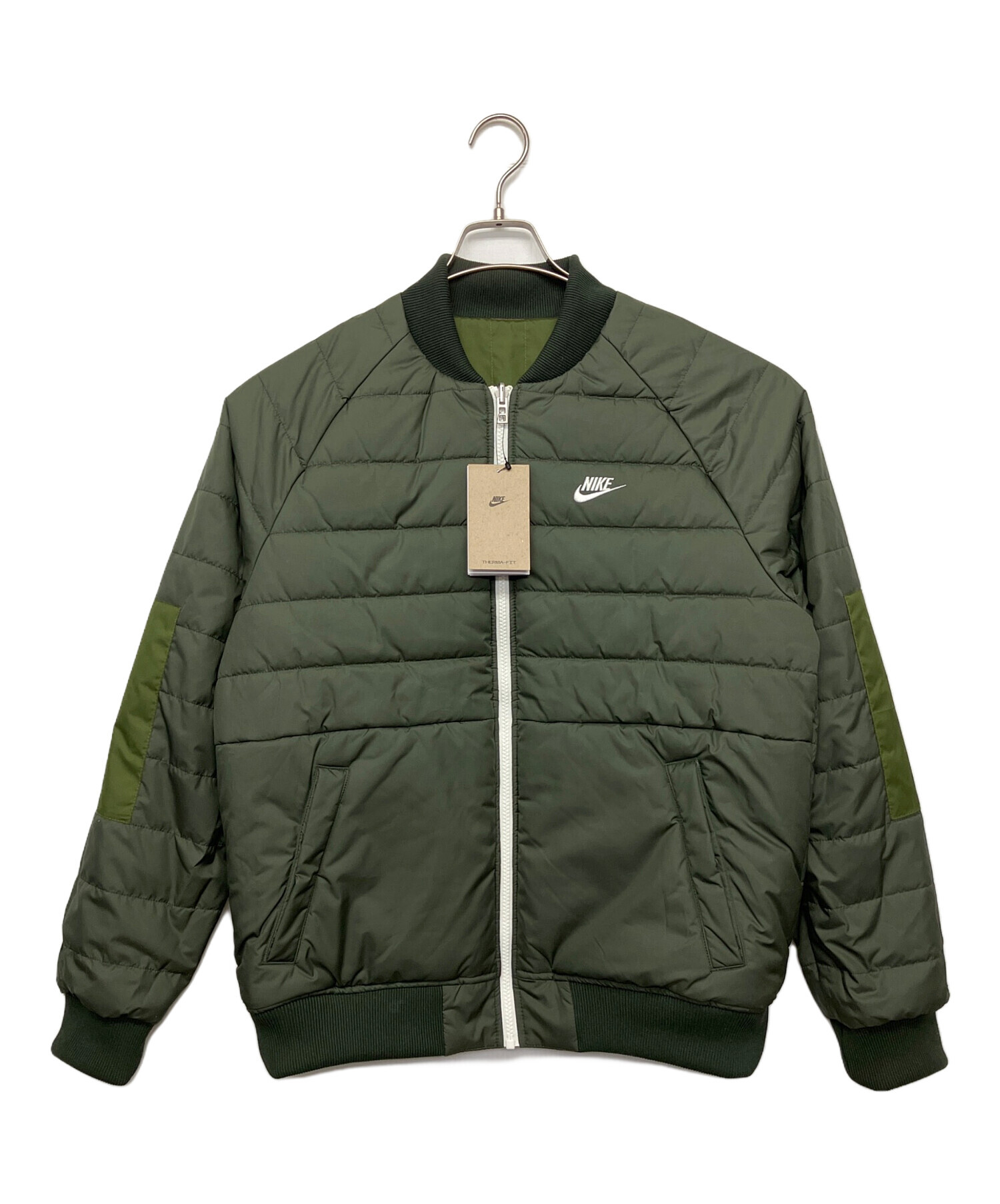 Nike ナイキ　ボンバージャケットXL オリーブグリーン　ブルゾン 中古・古着通販】NIKE (ナイキ) ブルゾン オリーブ サイズ:L 未使用品