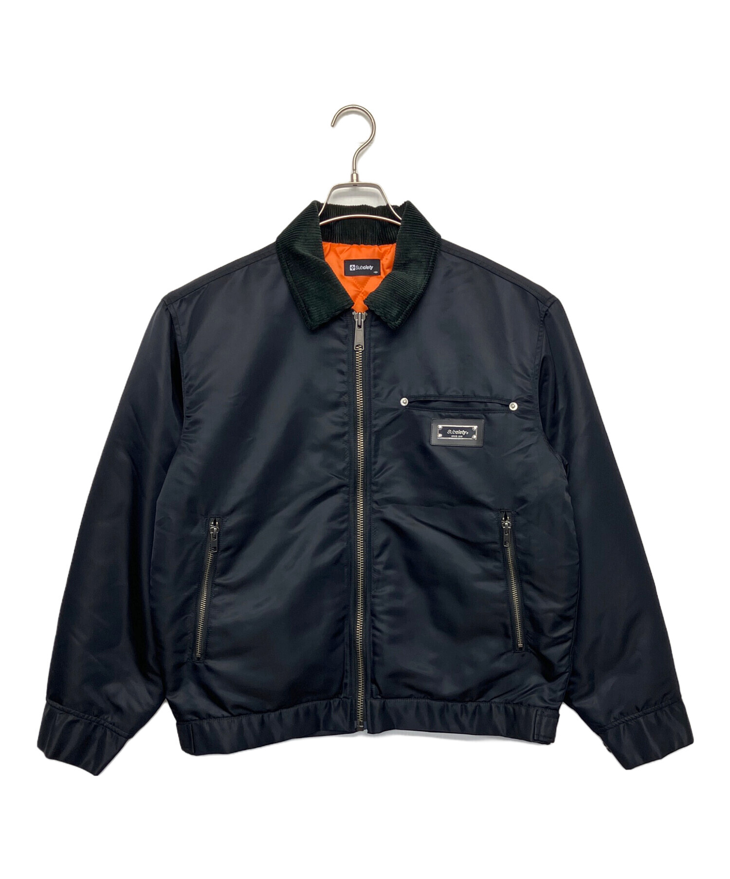 中古・古着通販】SUBCIETY (サブサエティ) ブルゾン ブラック サイズ:M 