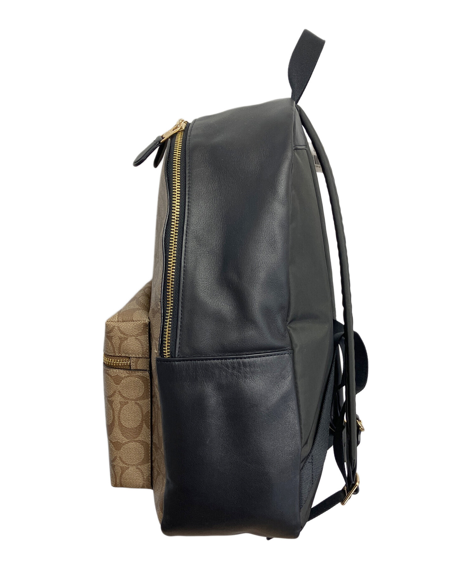 COACH ブラック キャンバス リュック　新品　未使用 中古・古着通販】COACH (コーチ) リュック ブラック｜ブランド・古着