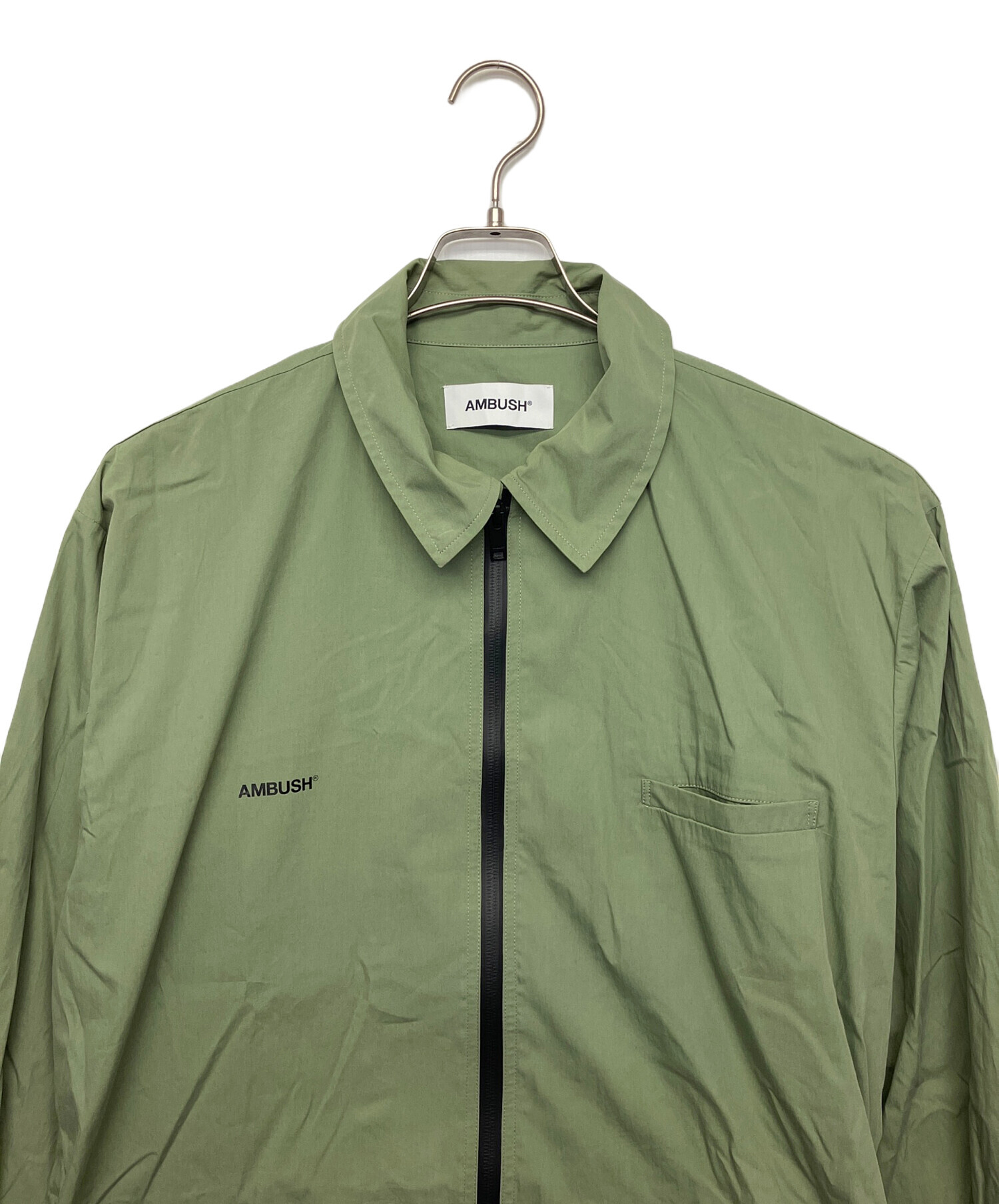 中古・古着通販】AMBUSH (アンブッシュ) ナイロンブルゾン グリーン