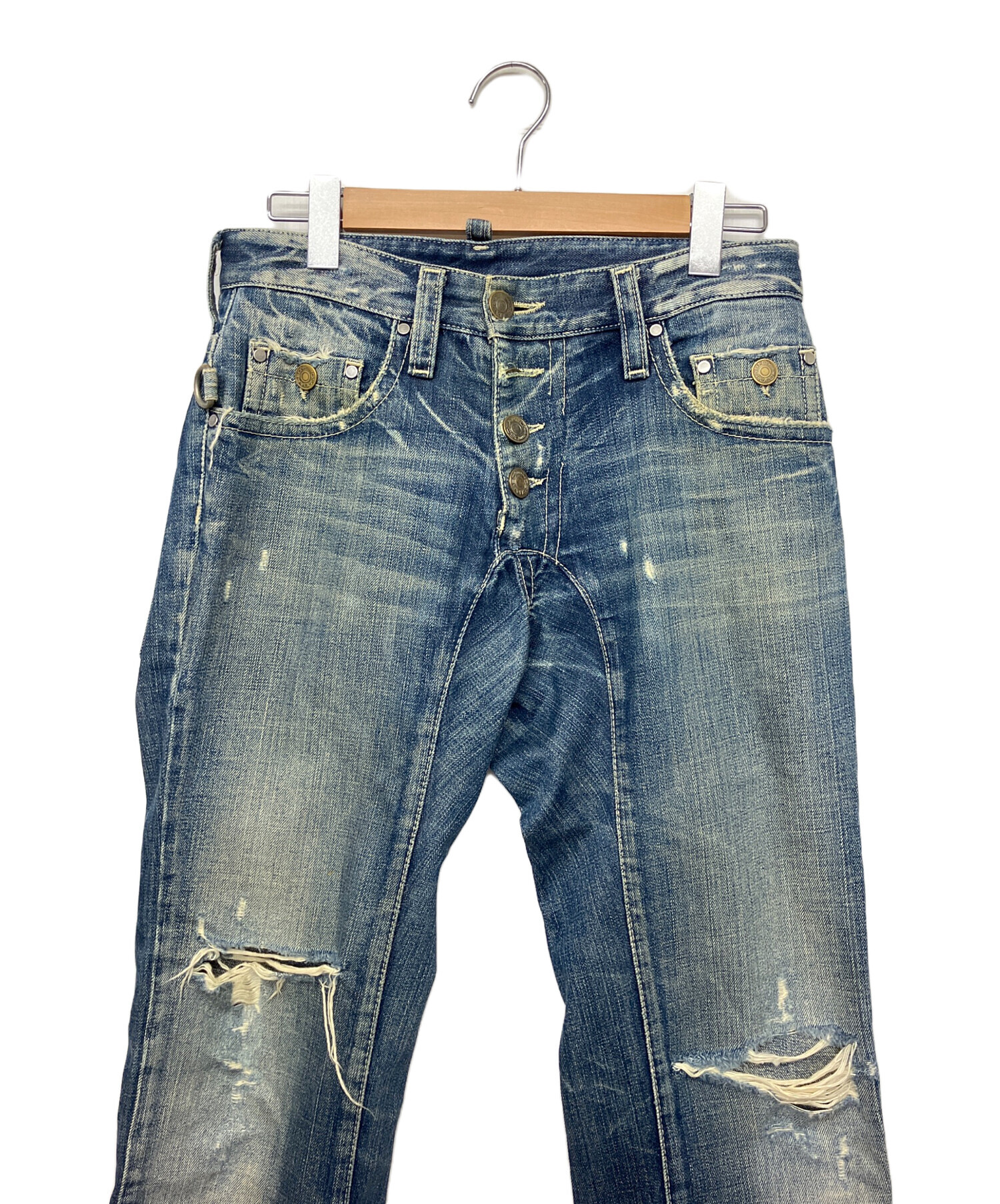 中古・古着通販】DSQUARED2 (ディースクエアード) ダメージ加工デニム