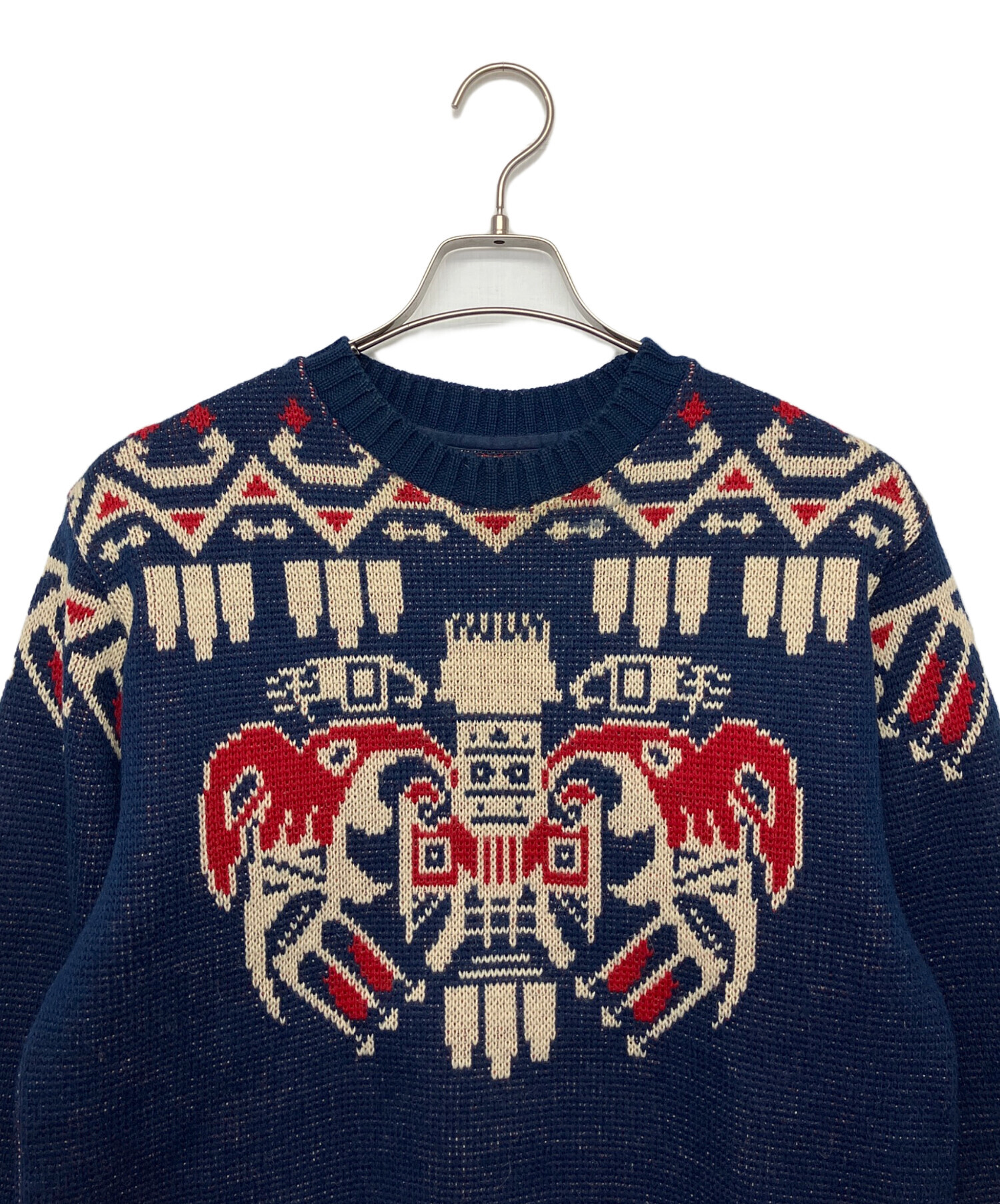 中古・古着通販】TENDERLOIN (テンダーロイン) 厚手ニット ネイビー