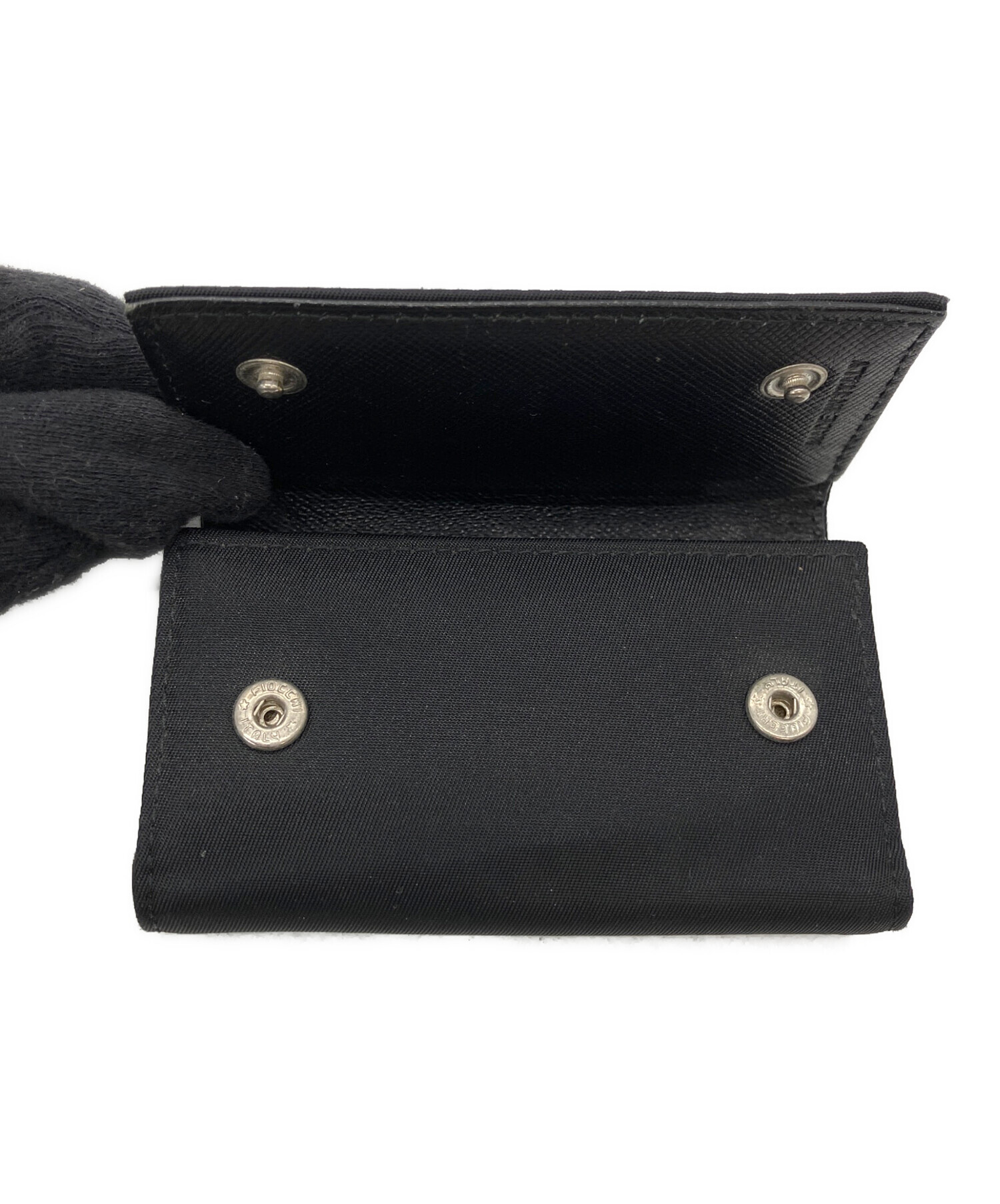 中古・古着通販】PRADA (プラダ) キーケース ブラック｜ブランド・古着