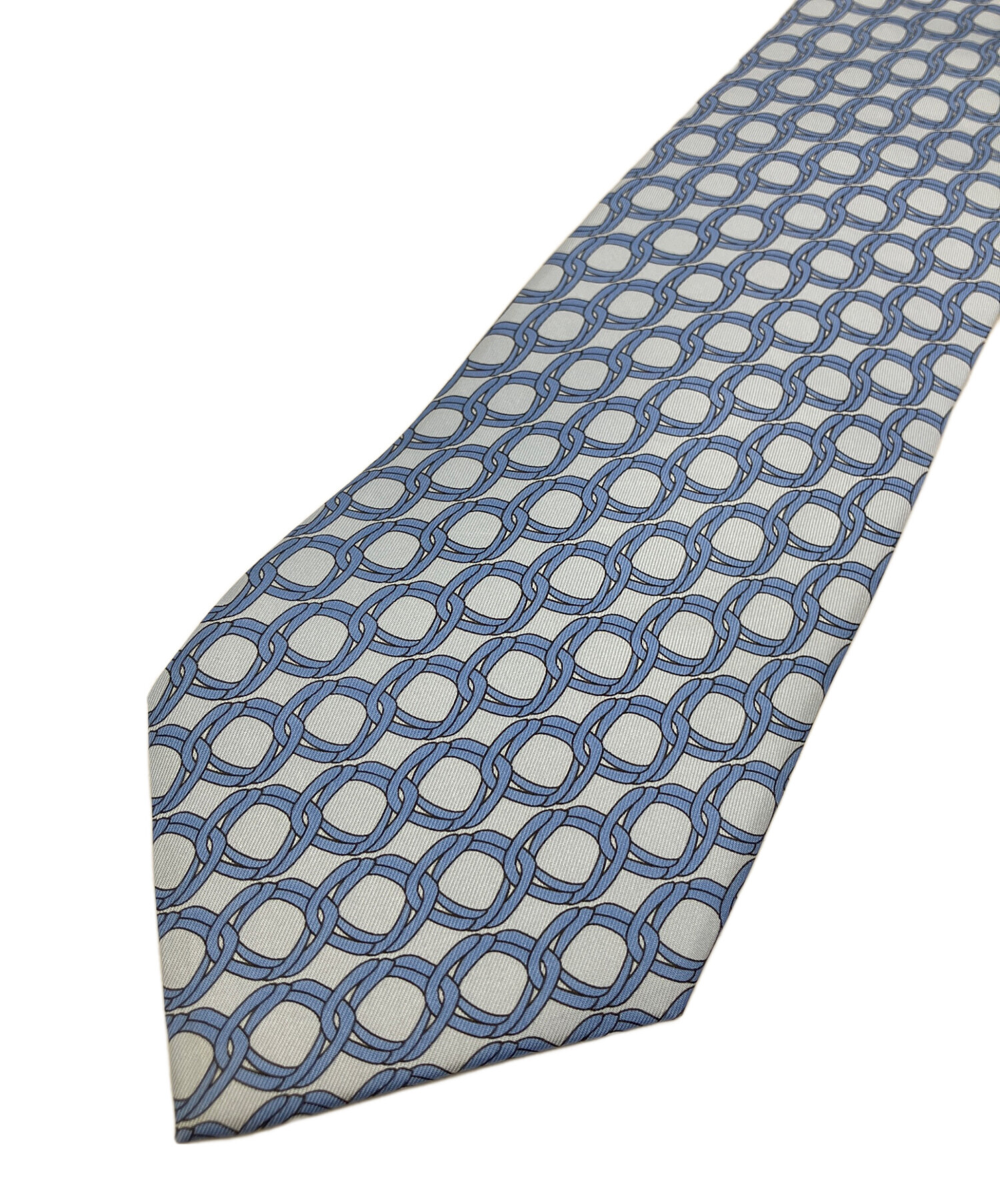 中古・古着通販】GUCCI (グッチ) シルクネクタイ ブルー サイズ:FREE