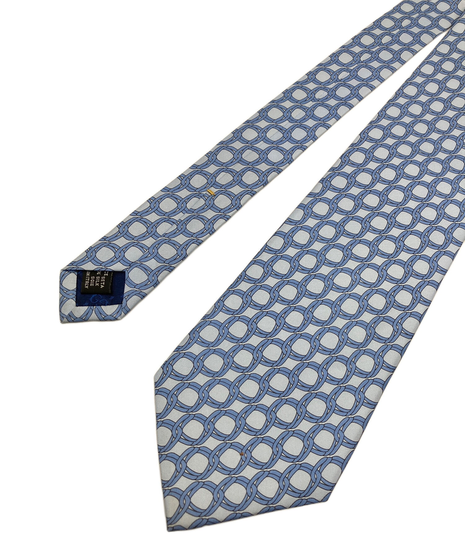 中古・古着通販】GUCCI (グッチ) シルクネクタイ ブルー サイズ:FREE  