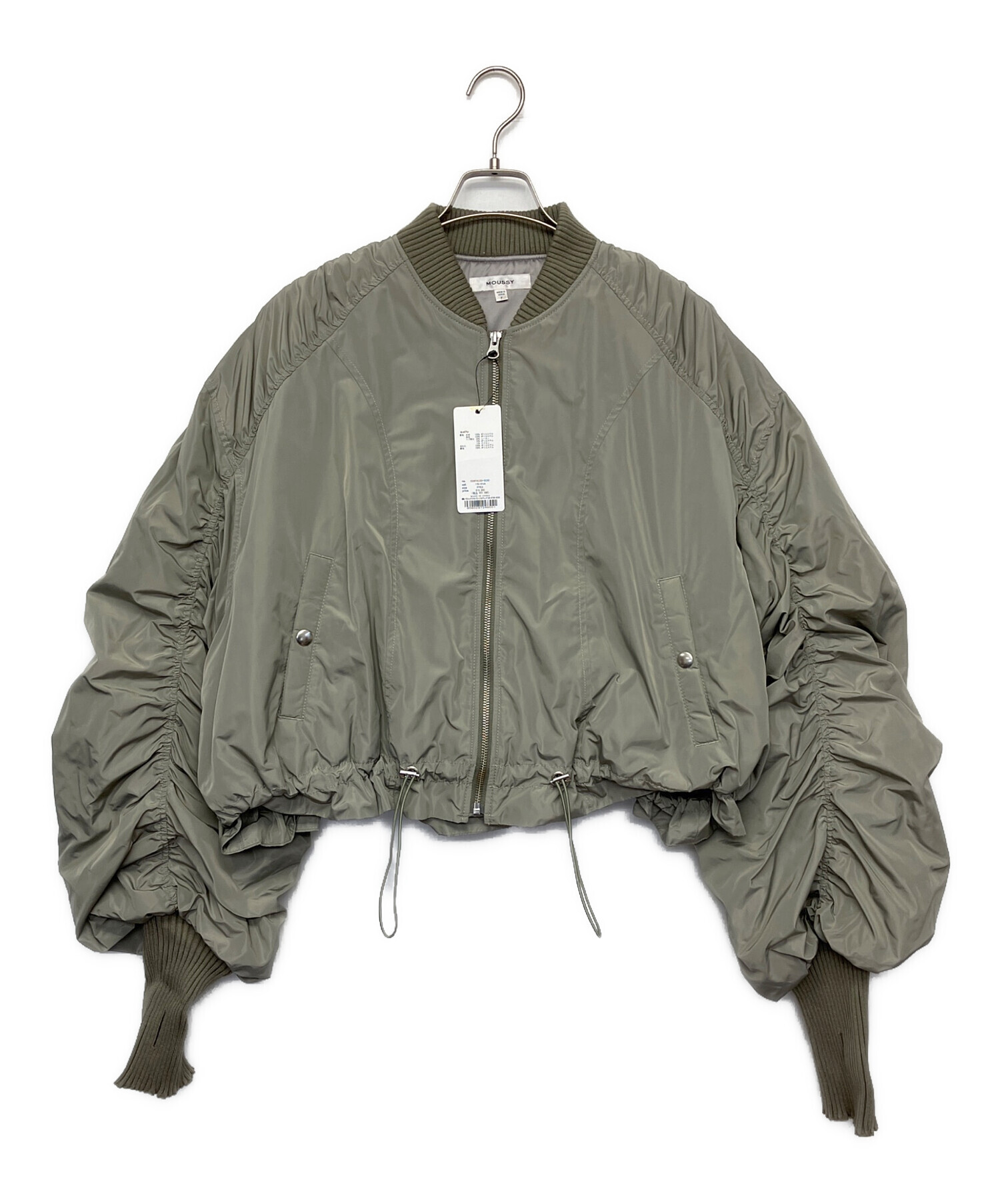 中古・古着通販】moussy (マウジー) ブルゾン カーキ サイズ:FREE