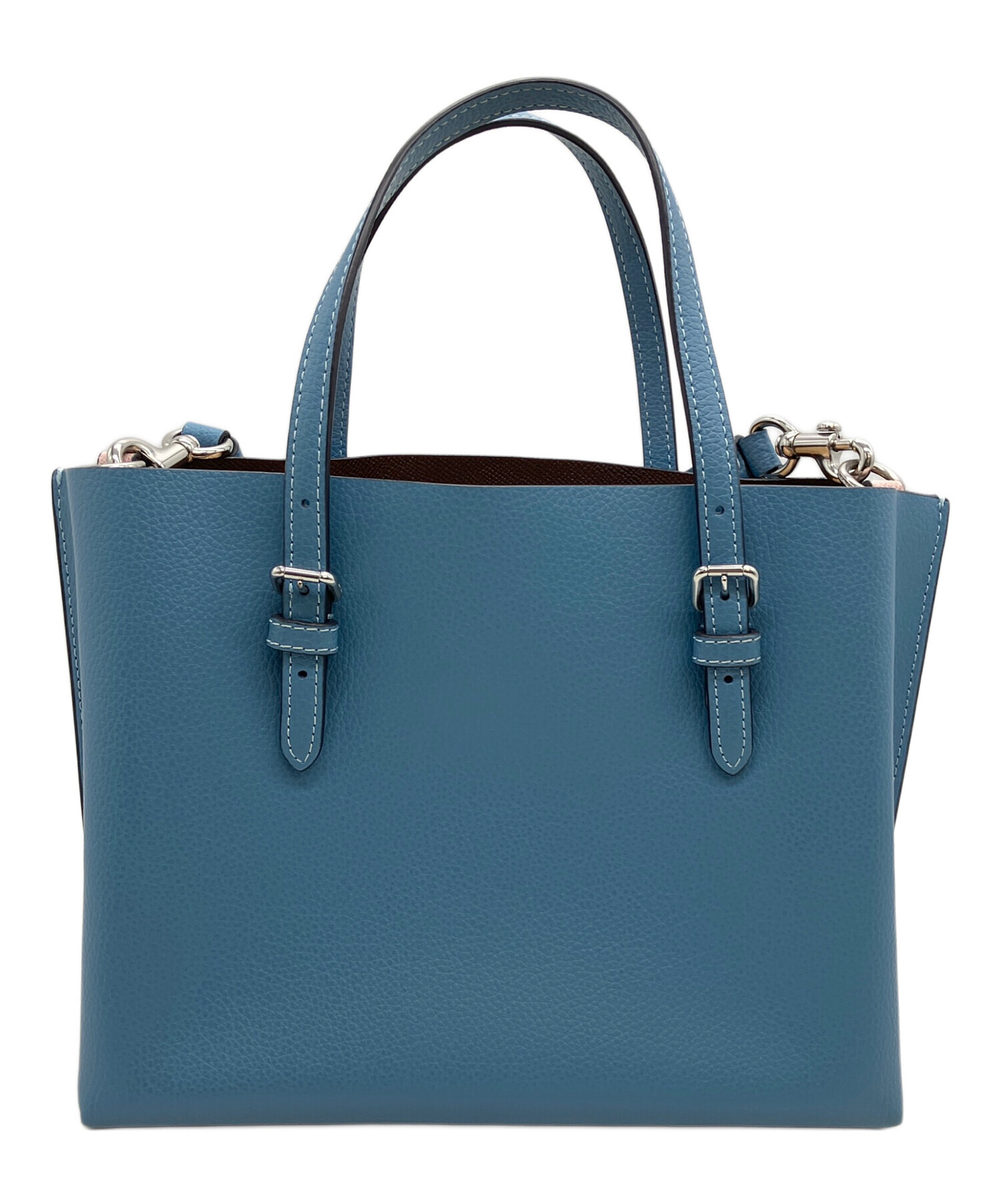 中古・古着通販】COACH (コーチ) 2WAYバッグ ブルー｜ブランド・古着