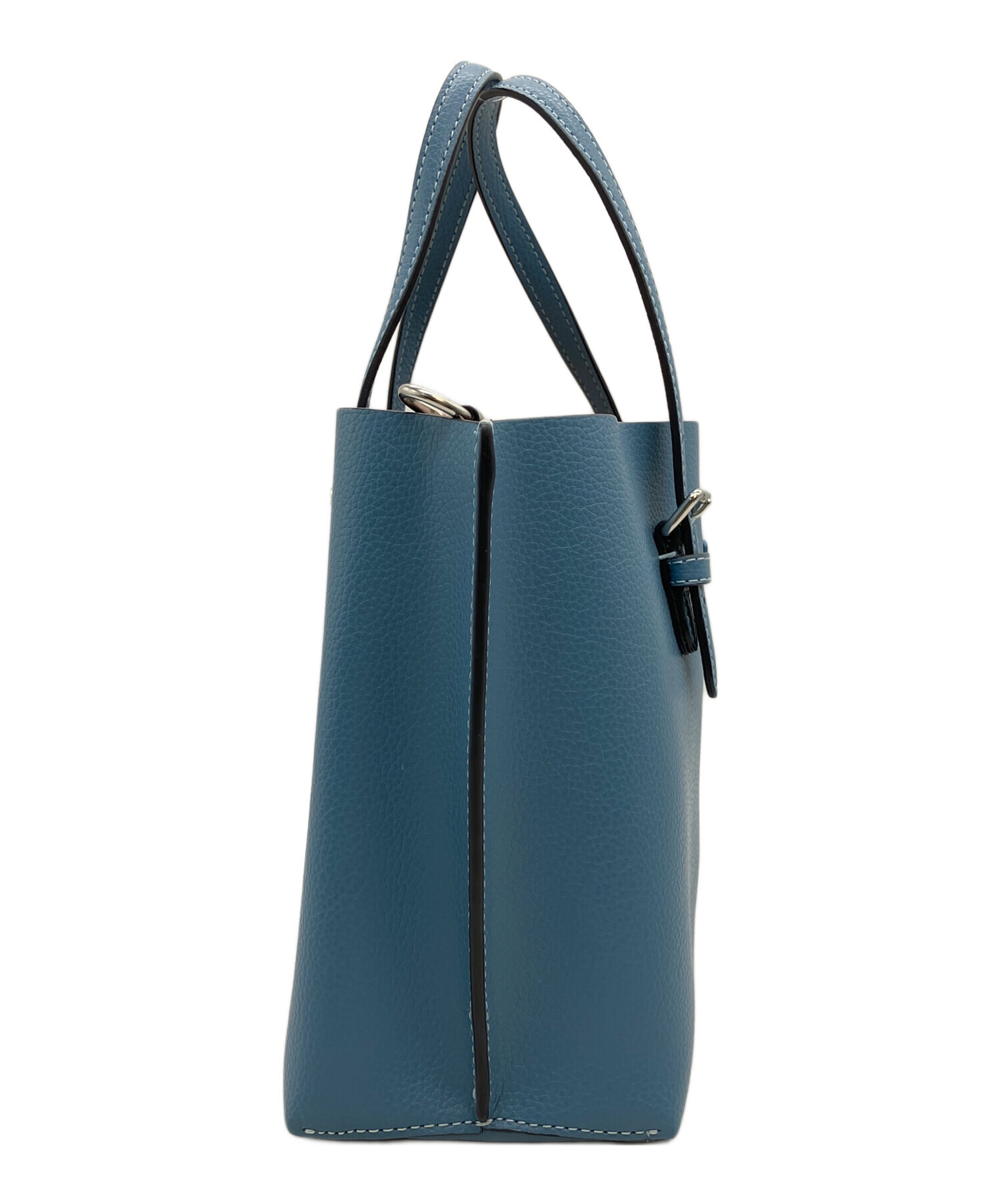 中古・古着通販】COACH (コーチ) 2WAYバッグ ブルー｜ブランド・古着