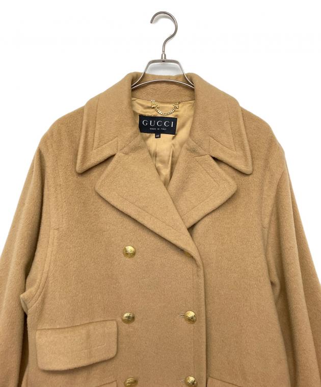 中古・古着通販】GUCCI (グッチ) コート ブラウン サイズ:40｜ブランド
