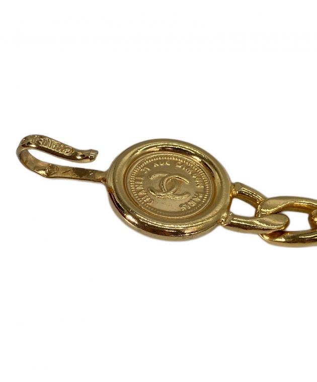 中古　美品　CHANEL　ベルト　ゴールド　懐中時計 中古・古着通販】CHANEL (シャネル) チェーンベルト ゴールドカラー